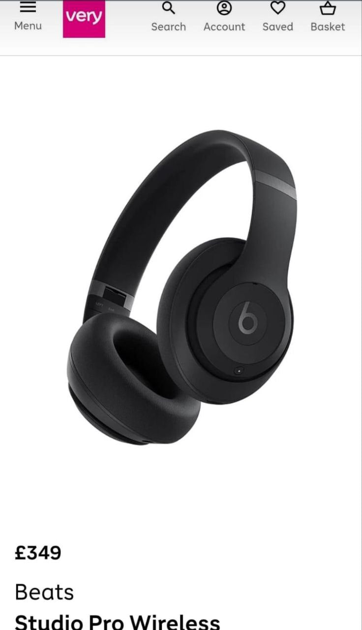 Beat Studio 3 wireless headphones with box charging wire etc ak0107