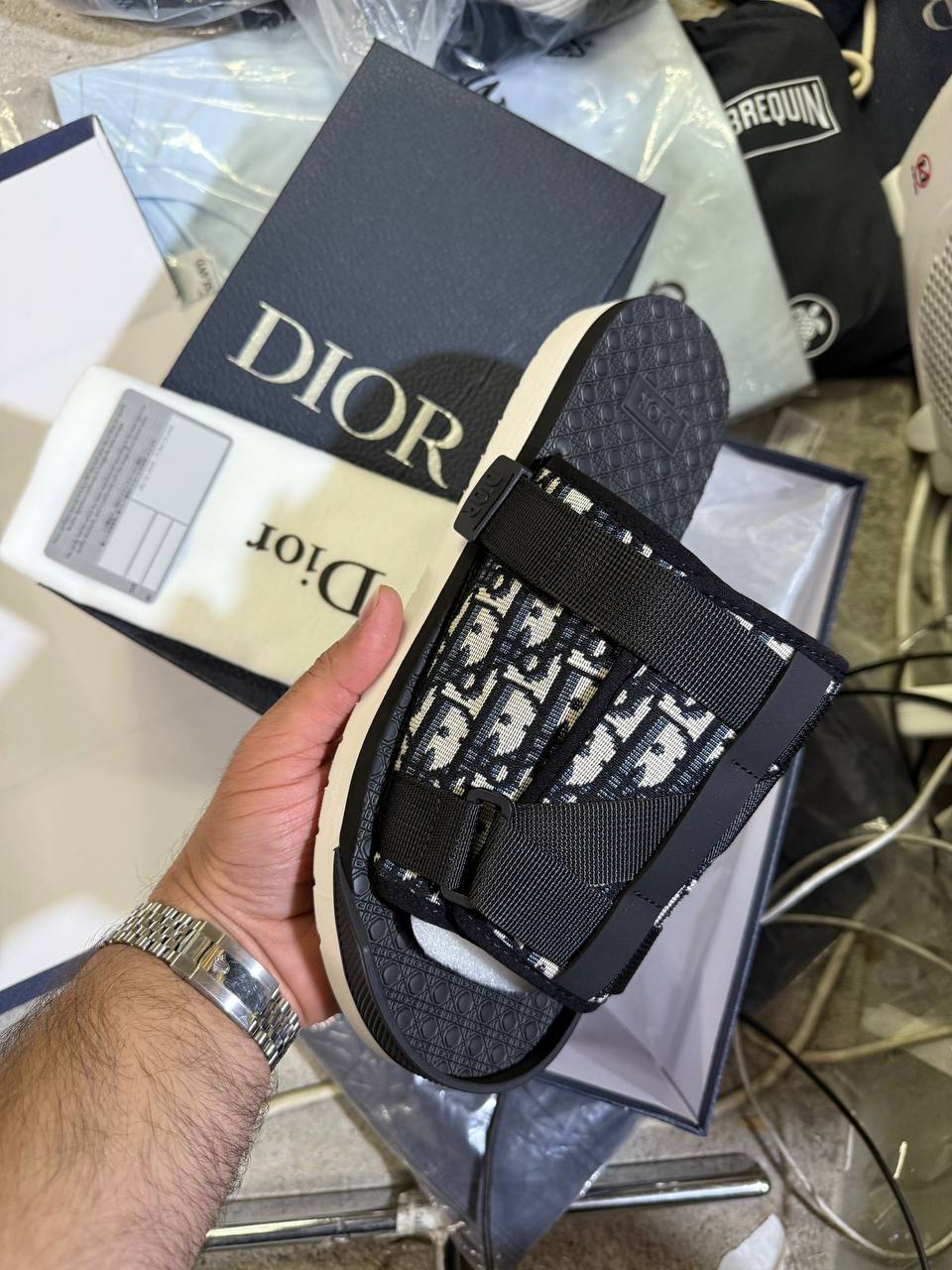 DIO ALPHA OBLIQUE SANDAL su0307