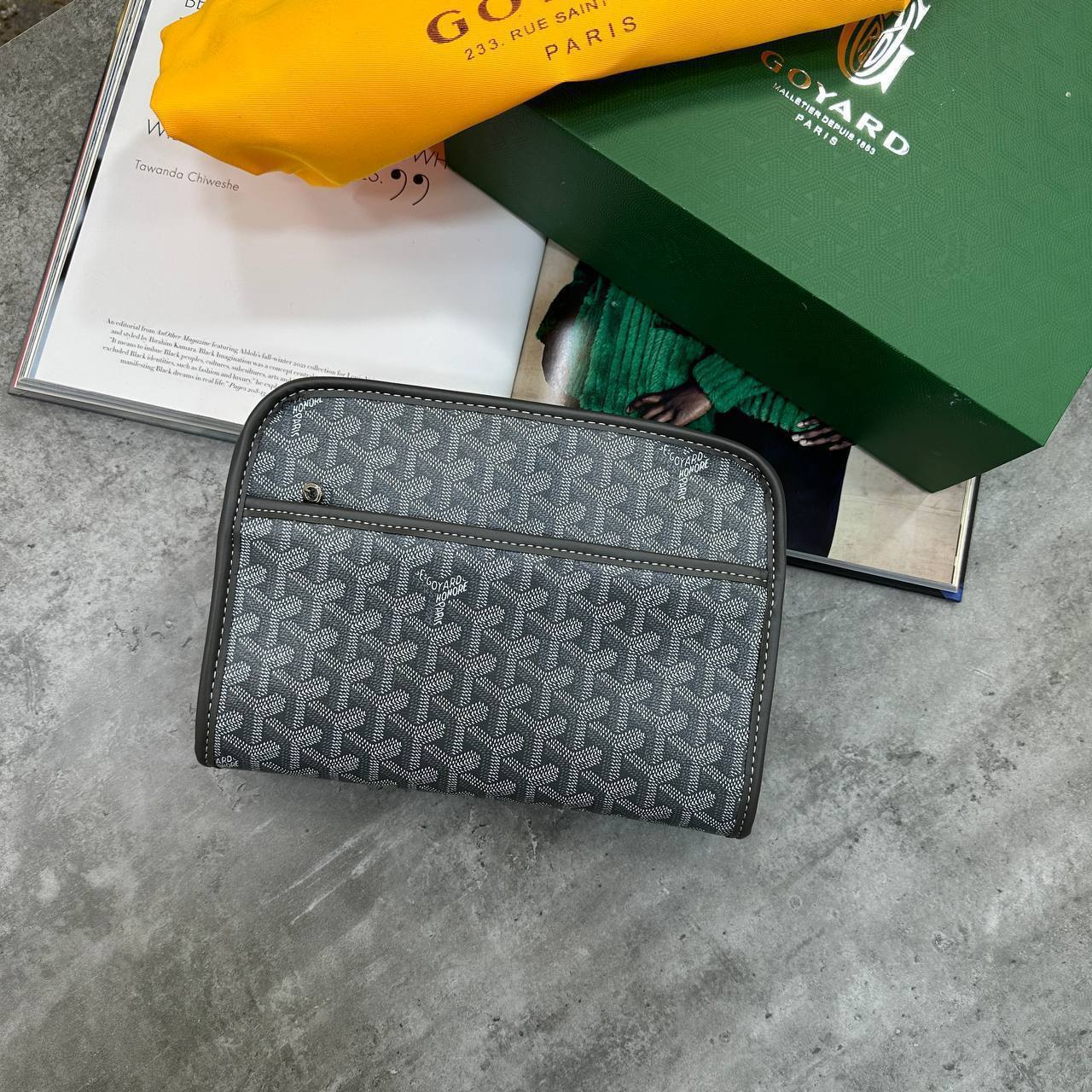 Superclon quality Goyar man bags come with full packing ha2104