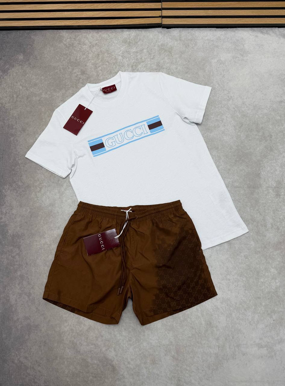 SUPER CLON GUCC SHORT SET am2104