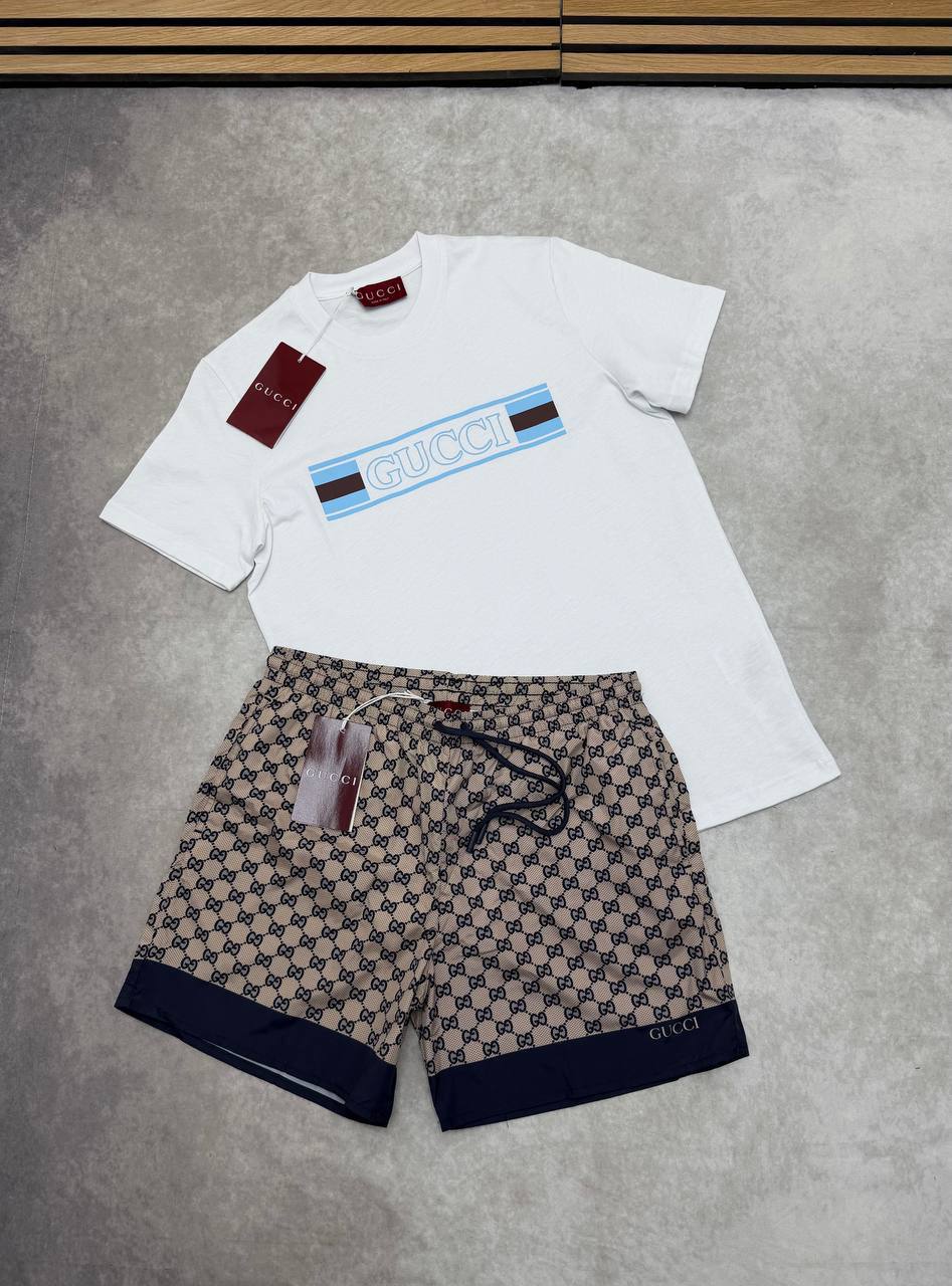 SUPER CLON GUCC SHORT SET am2104
