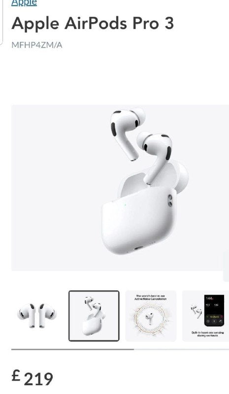 APPL AIRPODS PRO 3 LATEST ak2104
