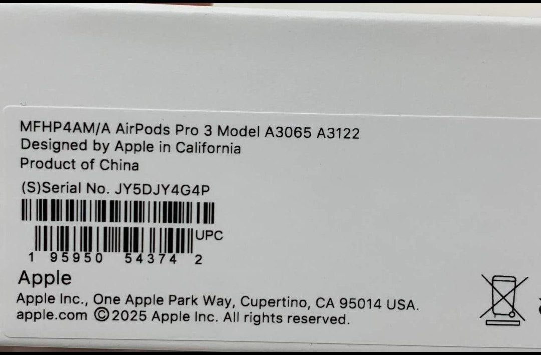 APPL AIRPODS PRO 3 LATEST ak2104