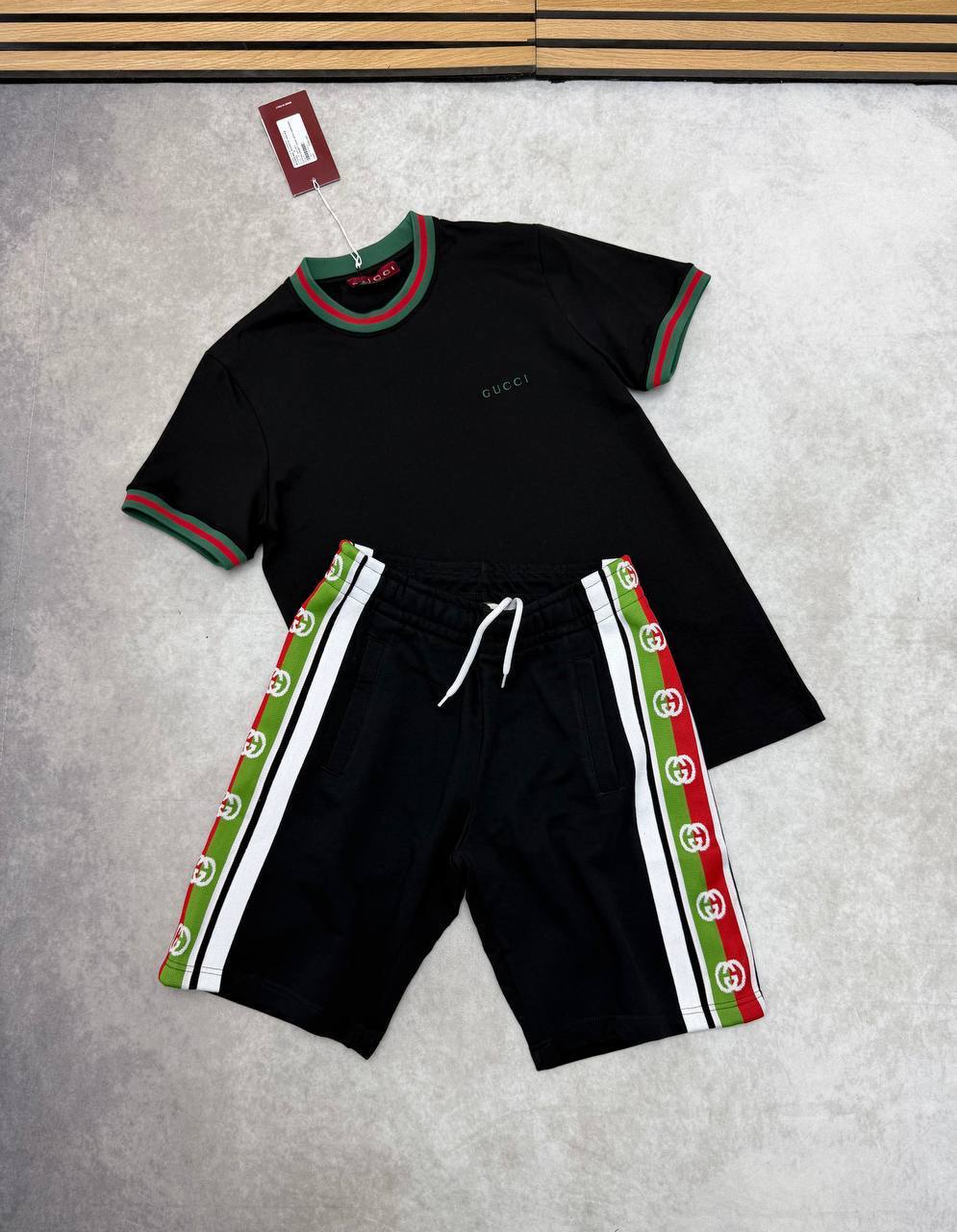 SUPER CLON GUCC SHORT SET am2704