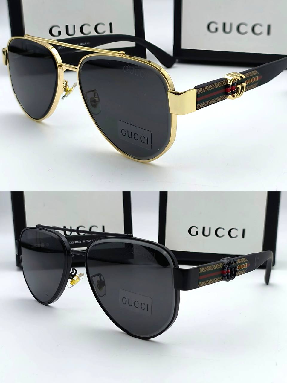 SUPER CLON GUCC SUNGLASSES COME WITH BOX ETC am0305