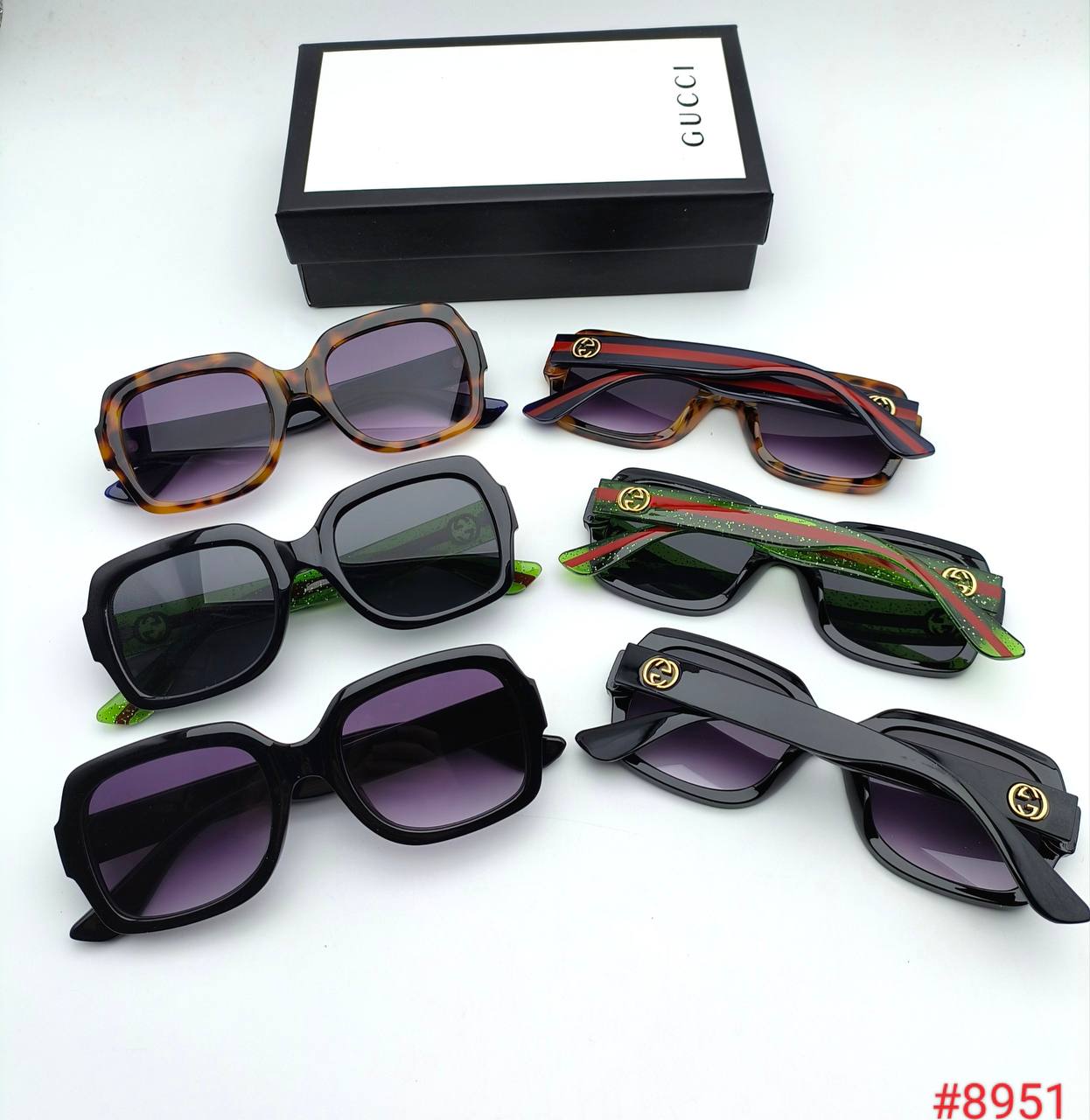 SUPER CLON GUCC SUNGLASSES COME WITH BOX ETC am0305