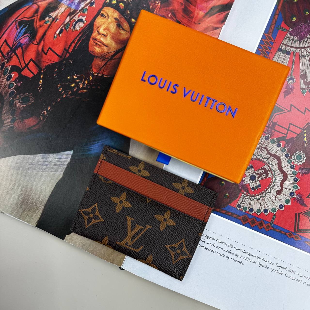 Lv card holder with box sa0305