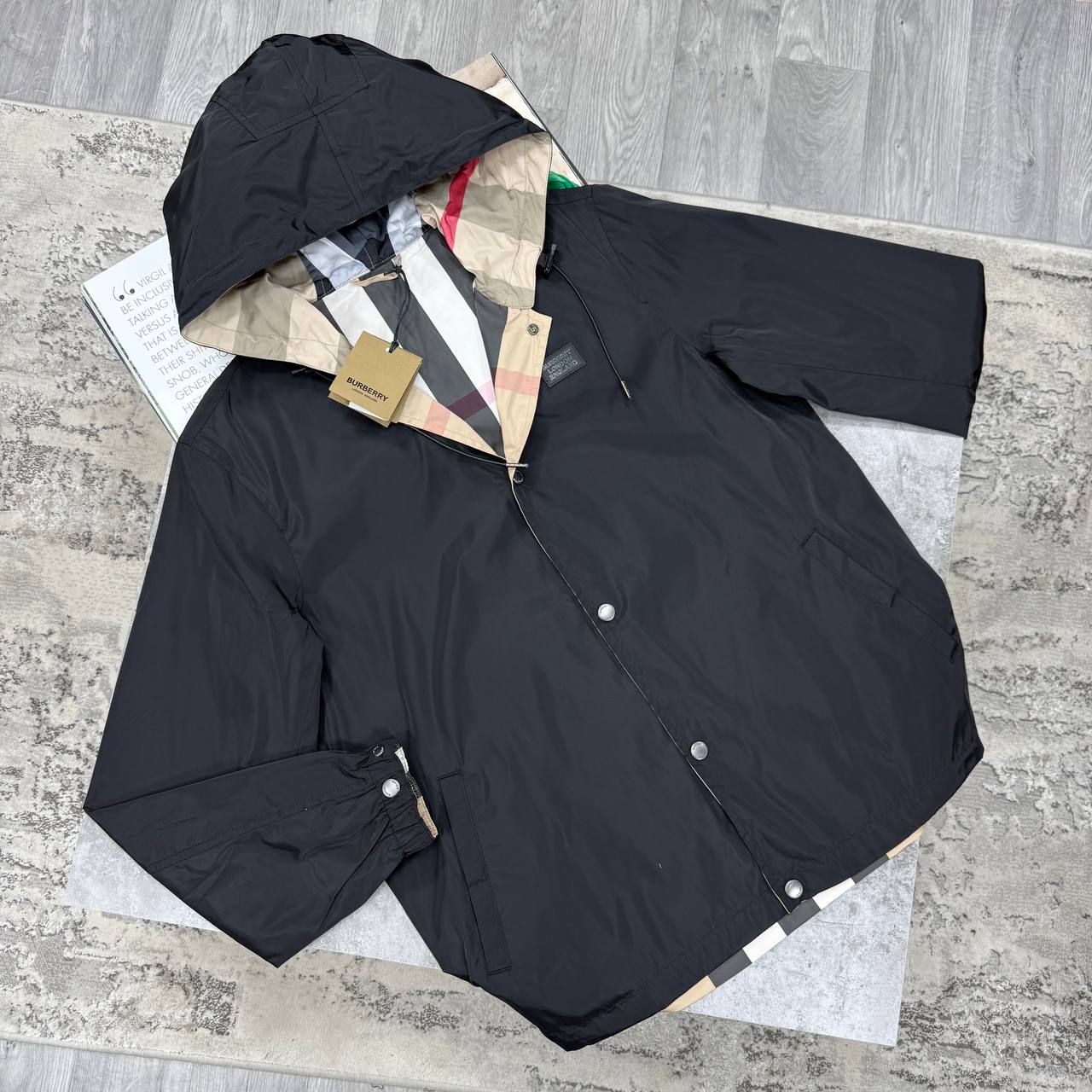 SUPER CLON BURBERR WINDBREAKER REVERSIBLE JACKET jay0205