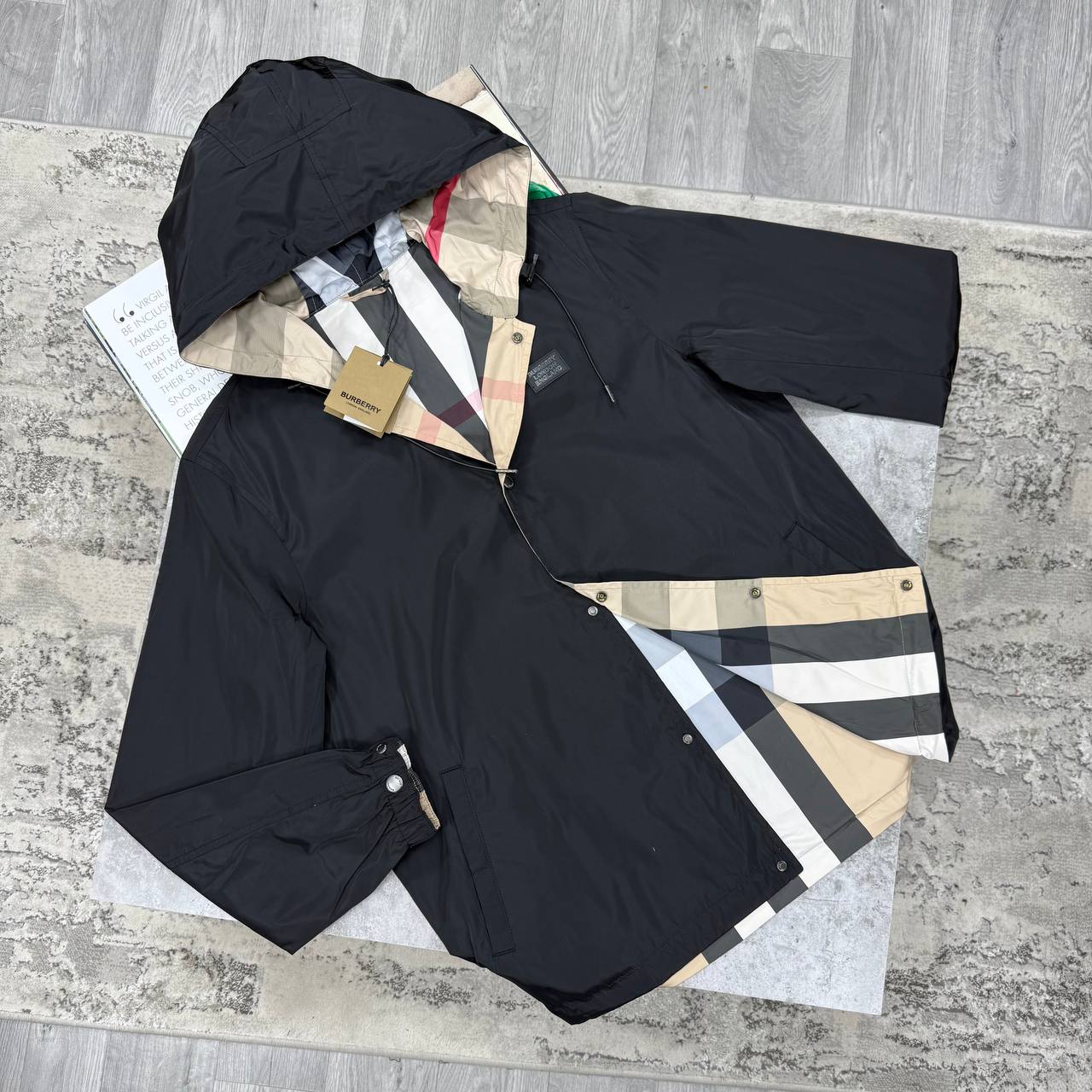 SUPER CLON BURBERR WINDBREAKER REVERSIBLE JACKET jay0205