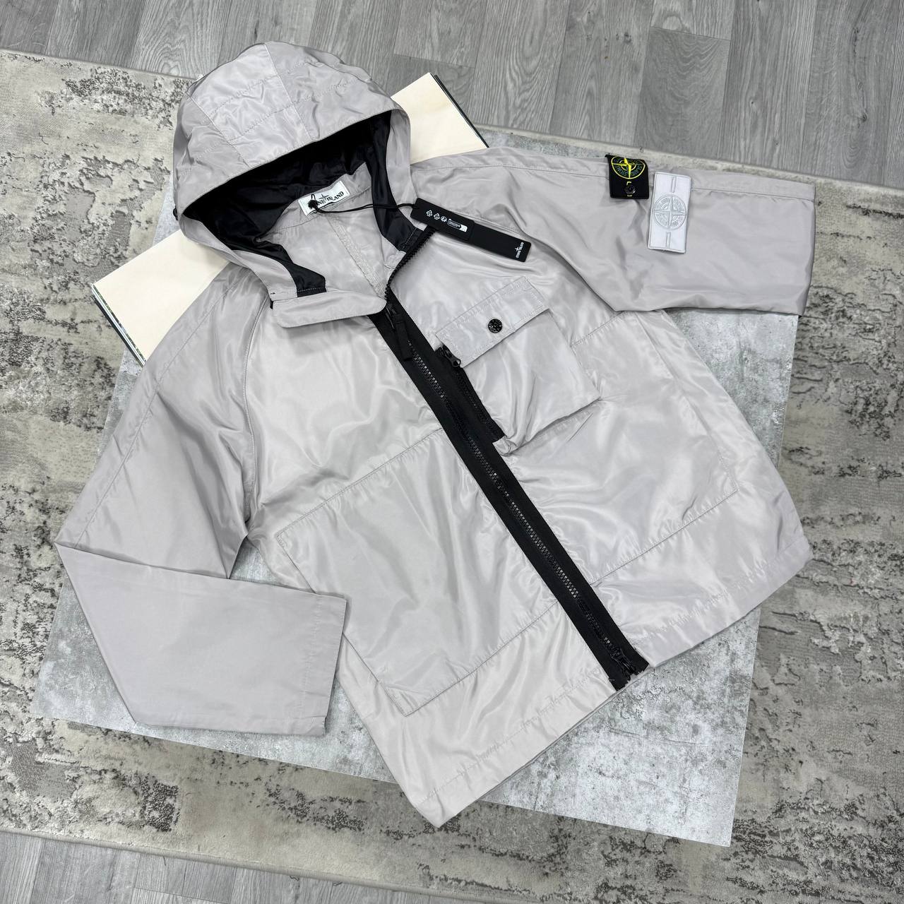 SUPER CLON STON JACKET WITH DOUBLE BADGE jay0305