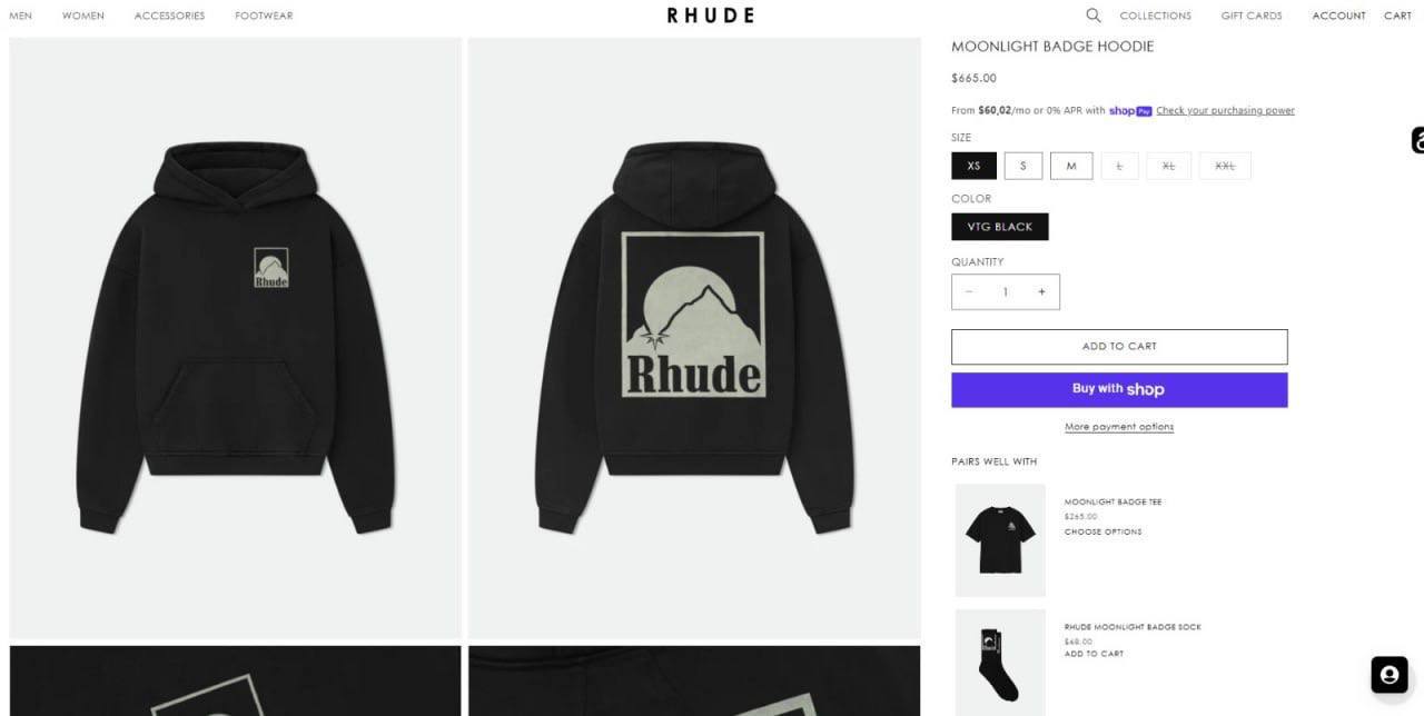 New stock Rhud hoodies sa2210