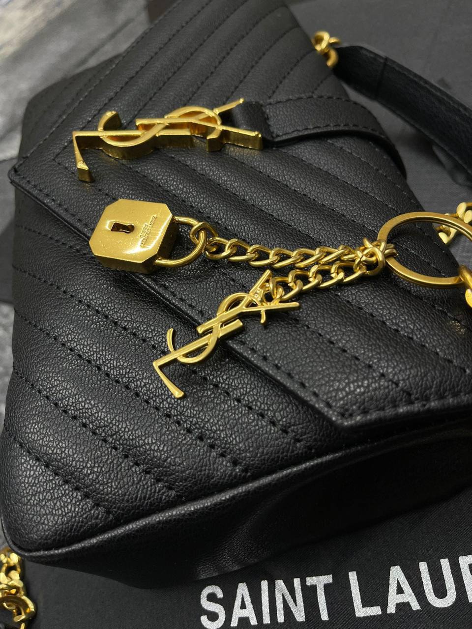 Import YSLI Bag Leather Quality Come With Dust Bag su2410