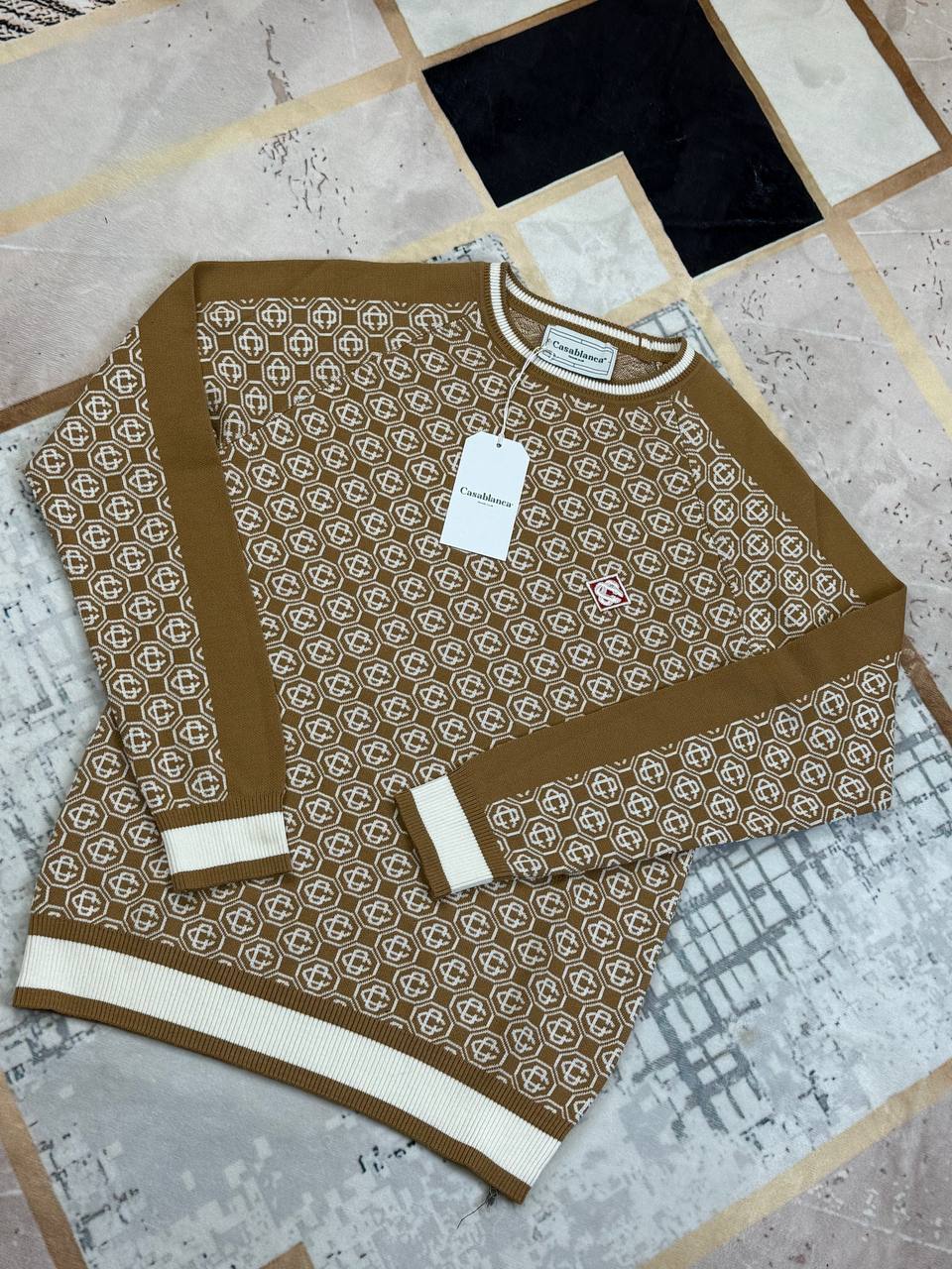 SUPERCLO QUALITY CASA BLANCAE KNITTED JUMPERS su2410