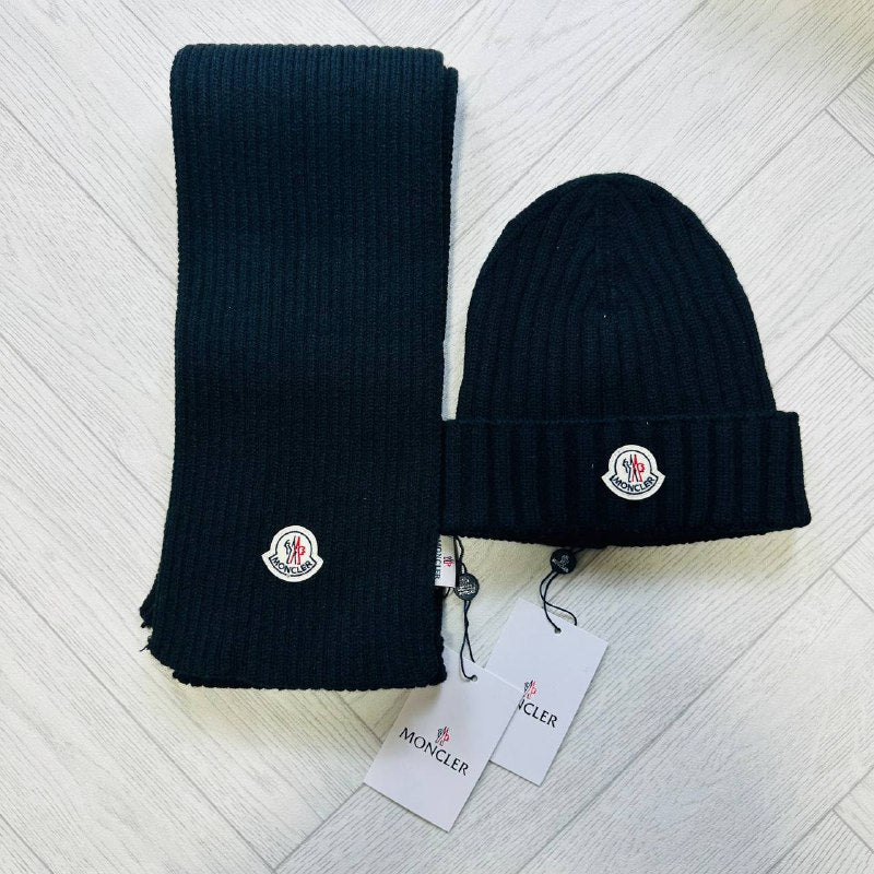 MONCLE HAT AND MUFFLER GIFT SET WHIT BOX to2210