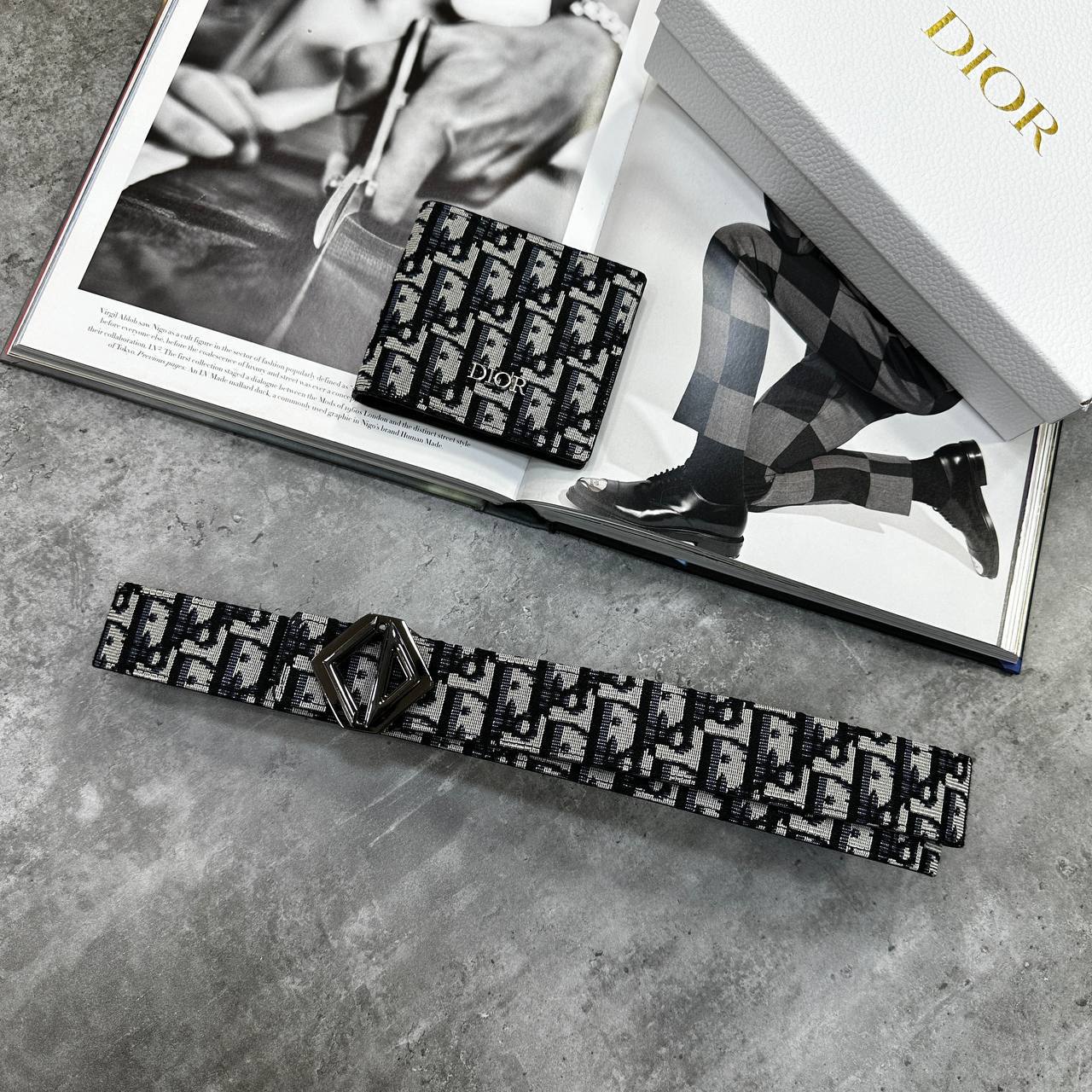 Top quality Dor gift set Belt and wallet ha2610