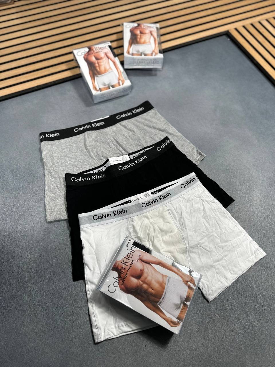 HUGO BOSS / CALVIN KLEIN / ARMANI BOXERS SHORTS 3-IN PACKS am2307