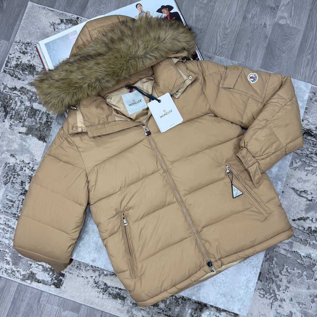 SUPER CLON MONCLE MAYA WITH DETACHABLE FUR jay2408