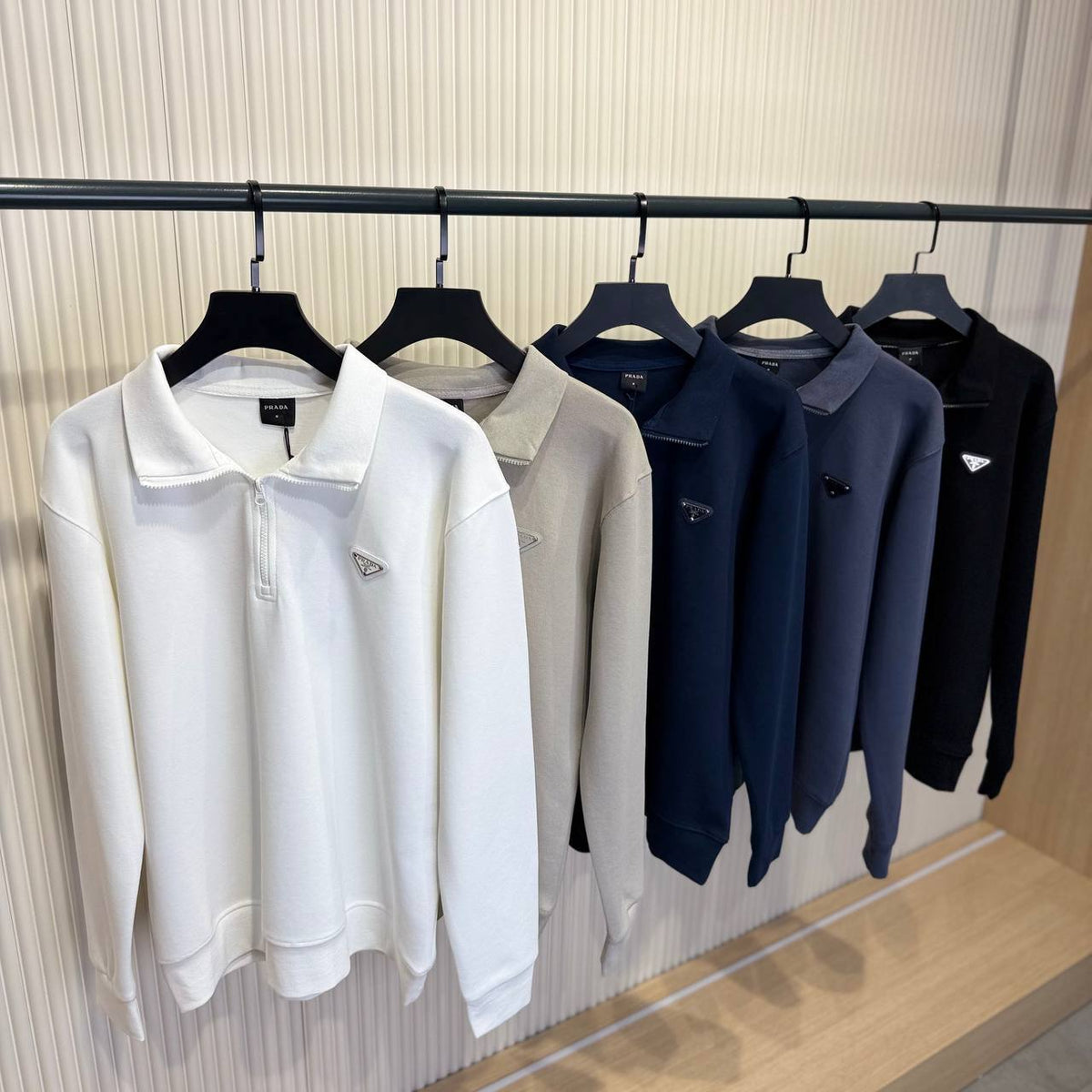 Prad half-zip men's pique sweatshirt to2408