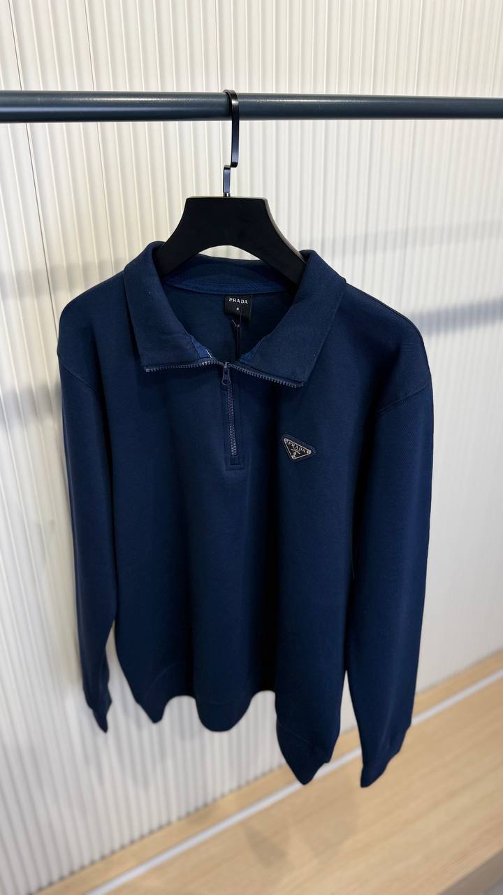 Prad half-zip men's pique sweatshirt to2408