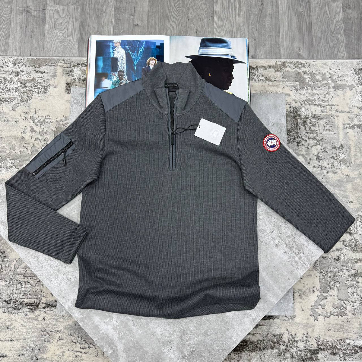 SUPER CLONE CANAD GOOS HALF ZIP SWEAT jay2009