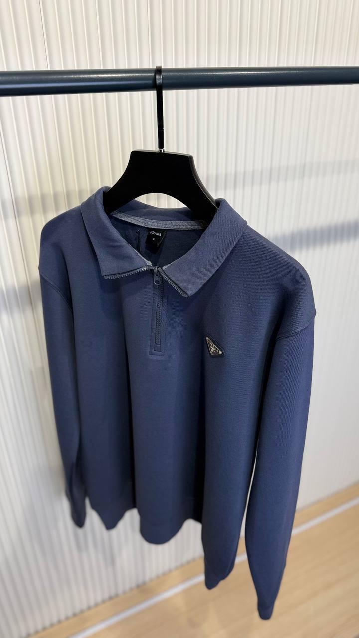 Prad half-zip men's pique sweatshirt to1209