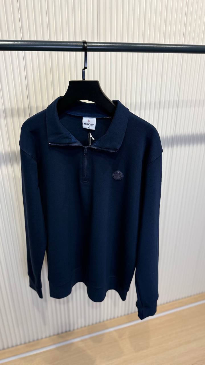 Moncle half-zip men's pique sweatshirt to1209