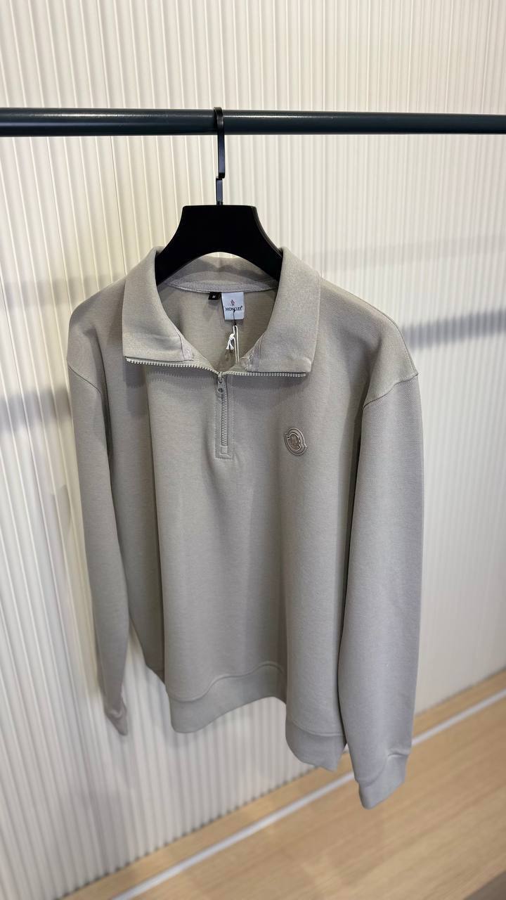 Moncle half-zip men's pique sweatshirt to1209
