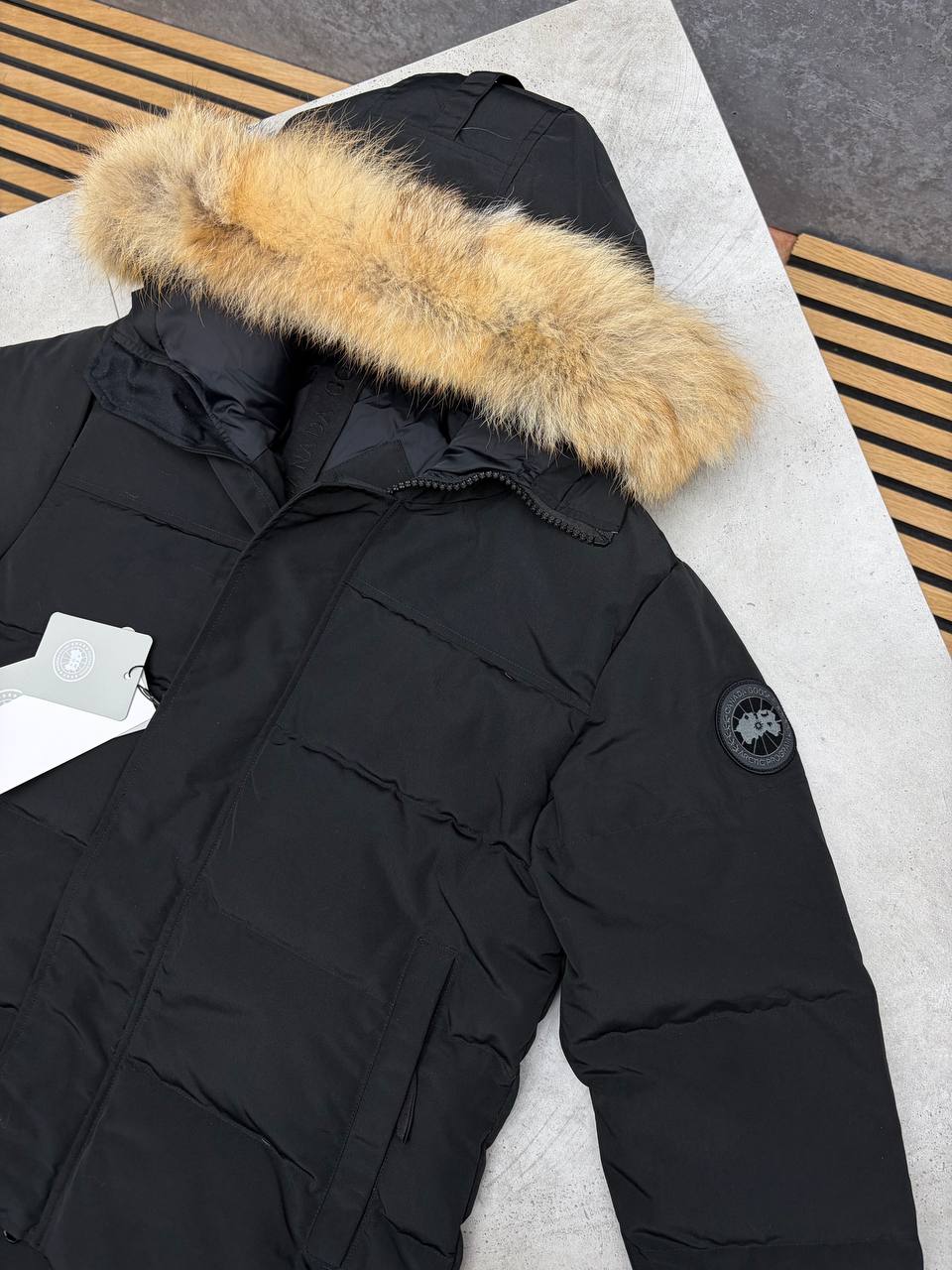 SUPER CLON CANAD GOOS JACKETS WITH REAL FUR am1309