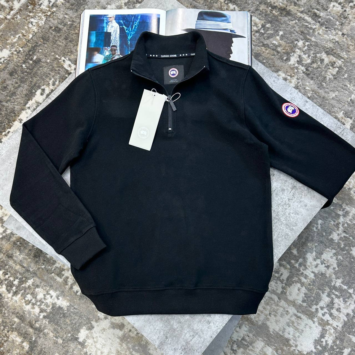 Superclon quality Canad goos half zip jumper ha1309