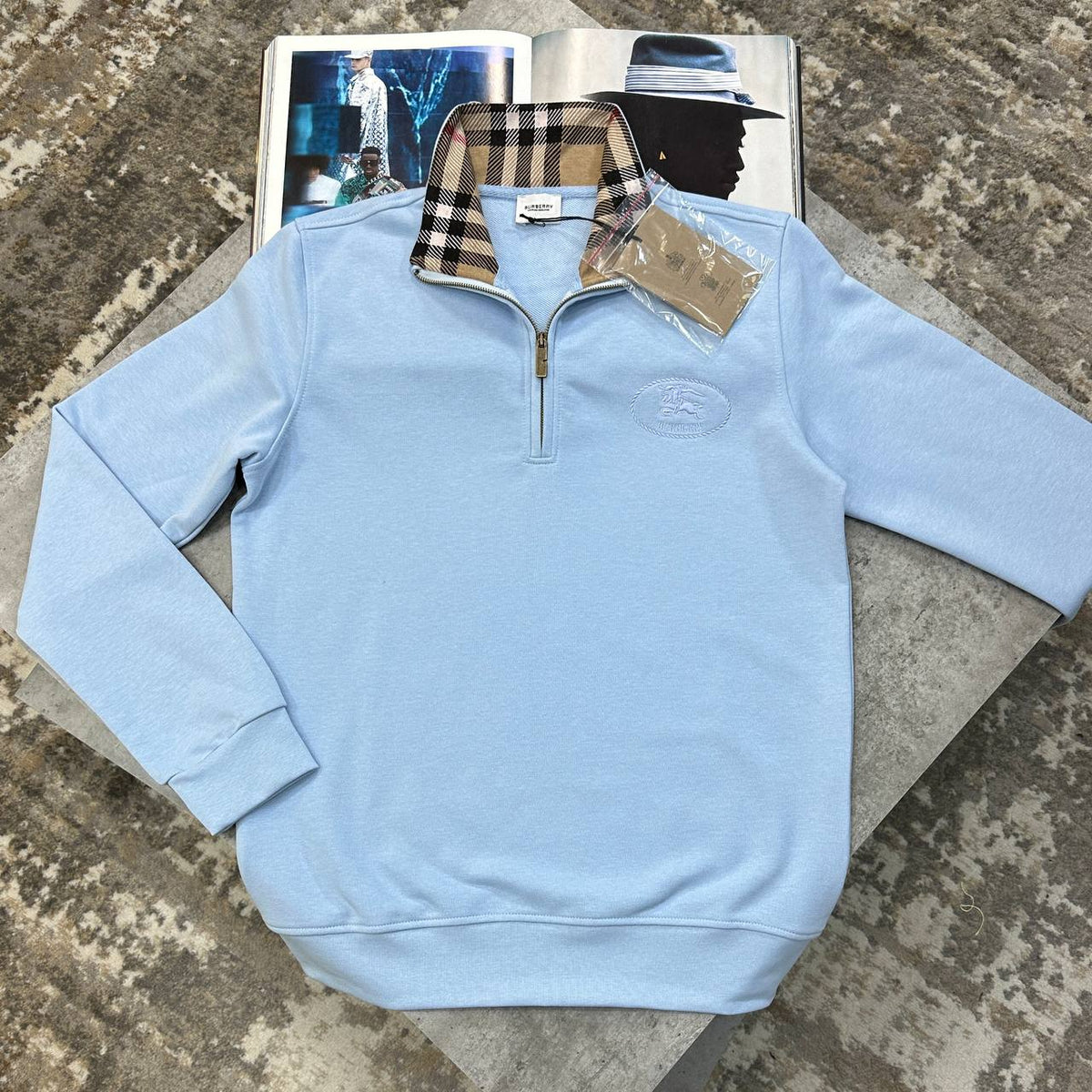 Superclon quality Burber half zip jumper ha1309