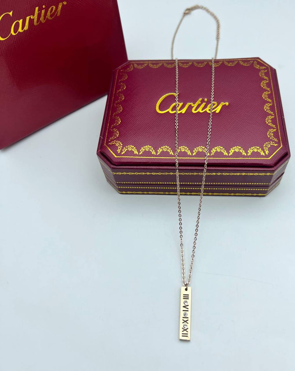 Women’s necklace set with box and carrier bag sa1509