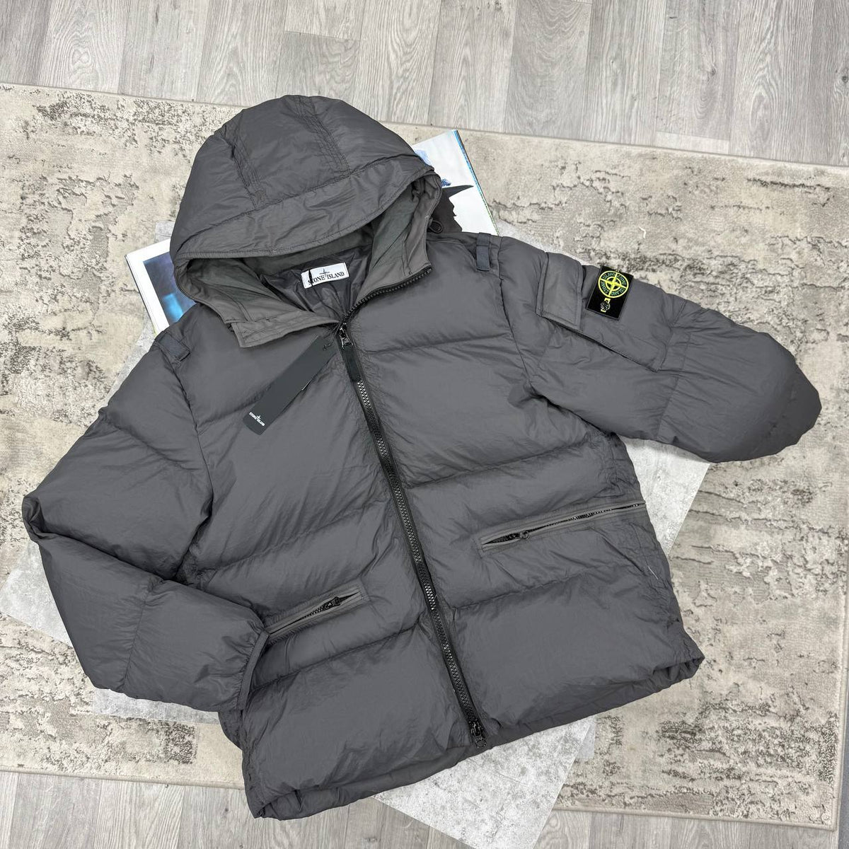 SUPER CLON STONE CRINKLE PUFFER JACKET jay1509