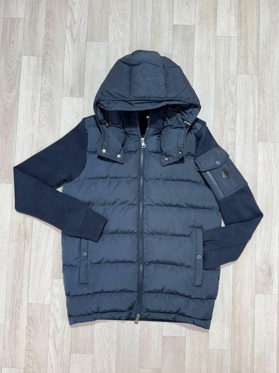 Moncler detachable hood knitted cardigan jj1909