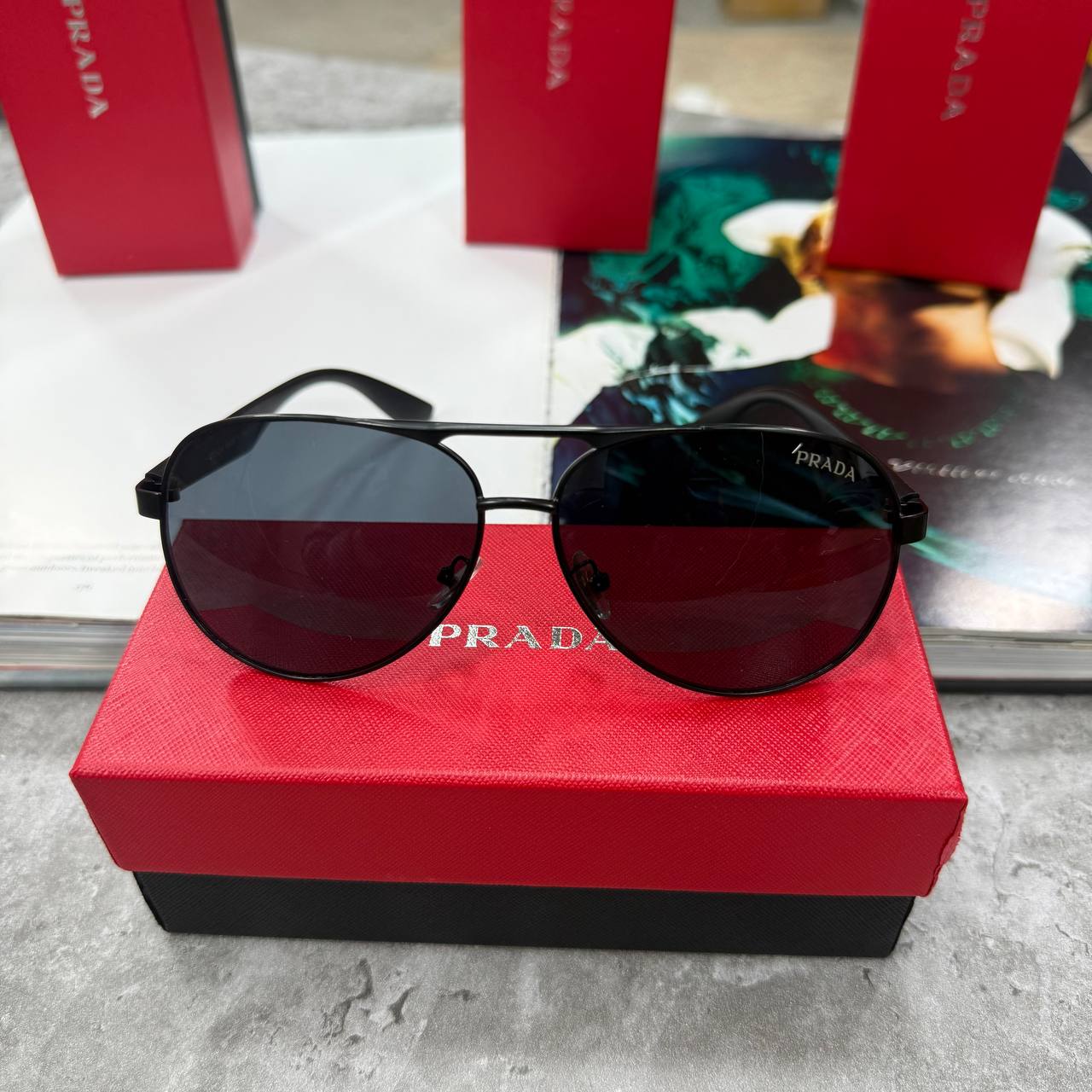 TOP QUALITY PRAD SUNGLASSES 🕶️ WITH FULL PACKAGING ETC jay2707