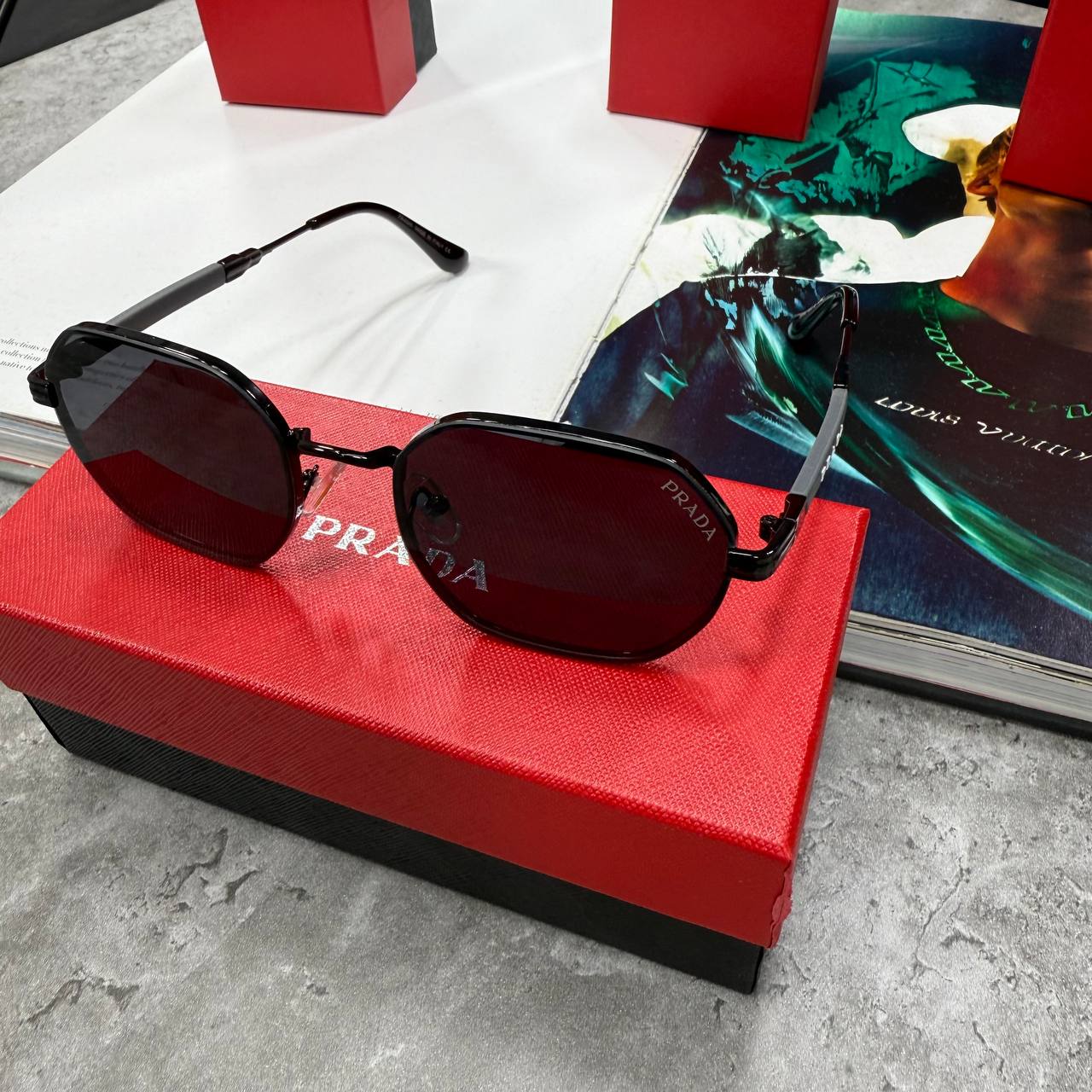 TOP QUALITY PRAD SUNGLASSES 🕶️ WITH FULL PACKAGING ETC jay2707