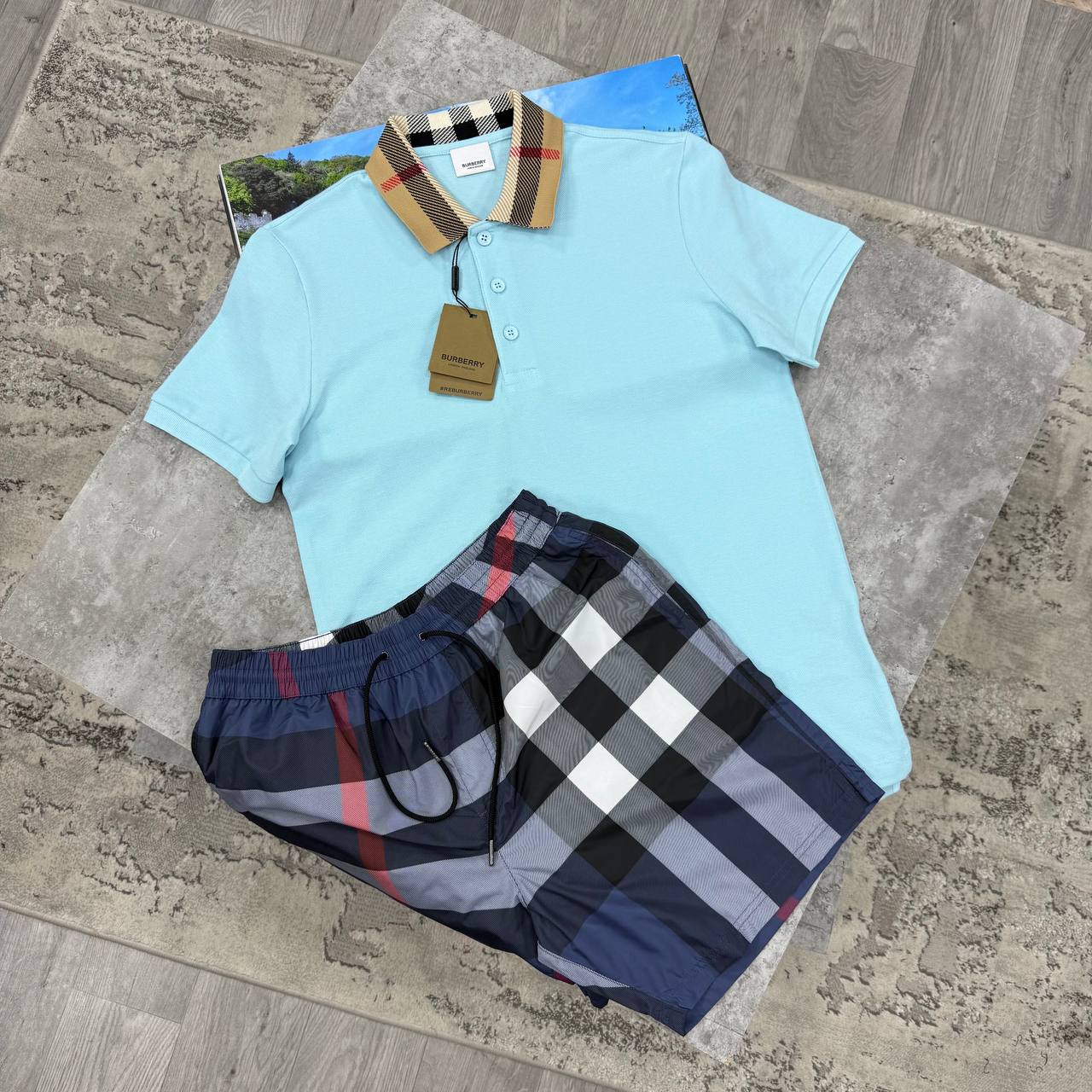 SUPER CLON BURBERR SHORTSET jay2206