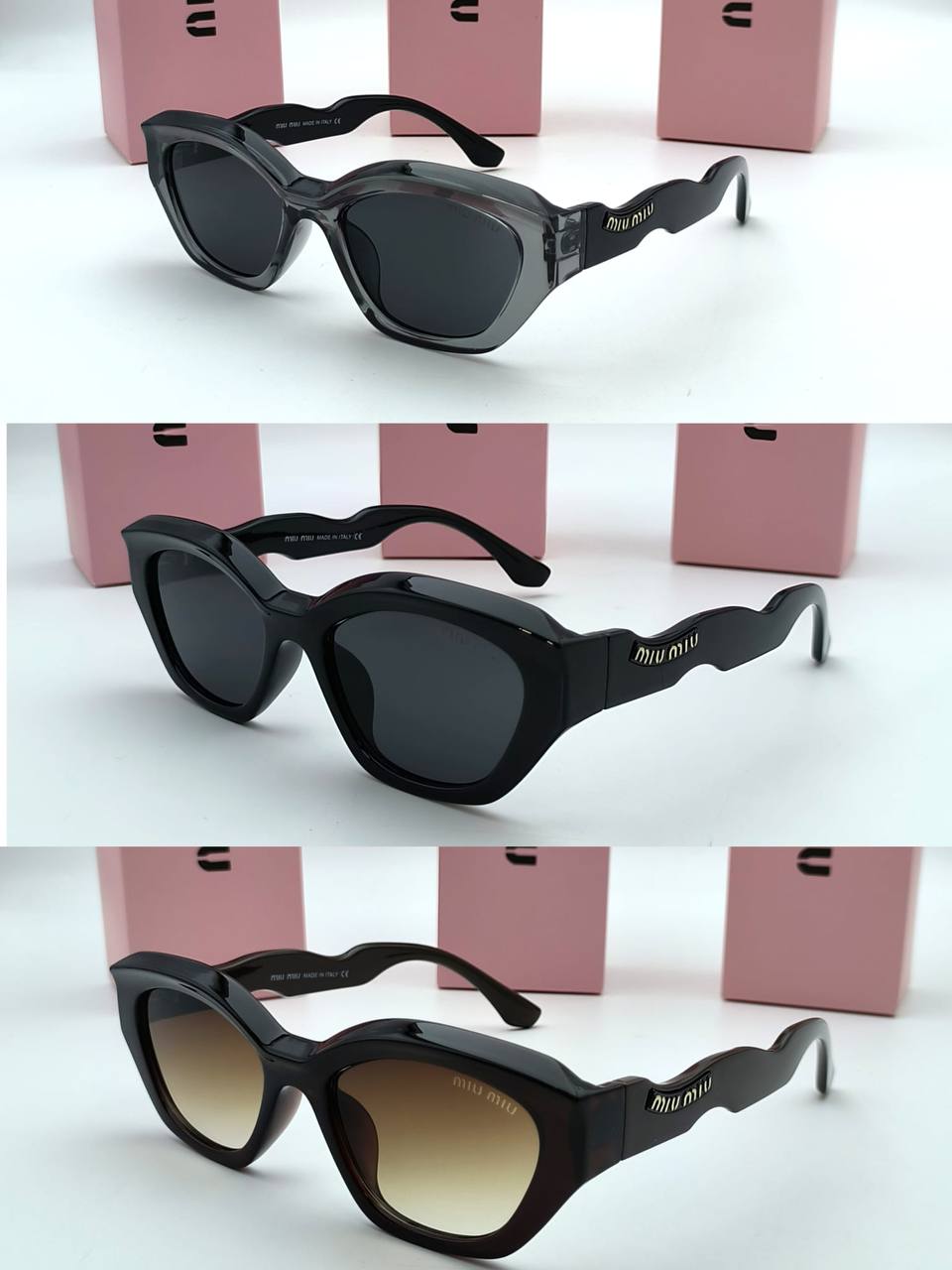 MIU MIU SUNGLASSES COME WITH BOX ETC am2306