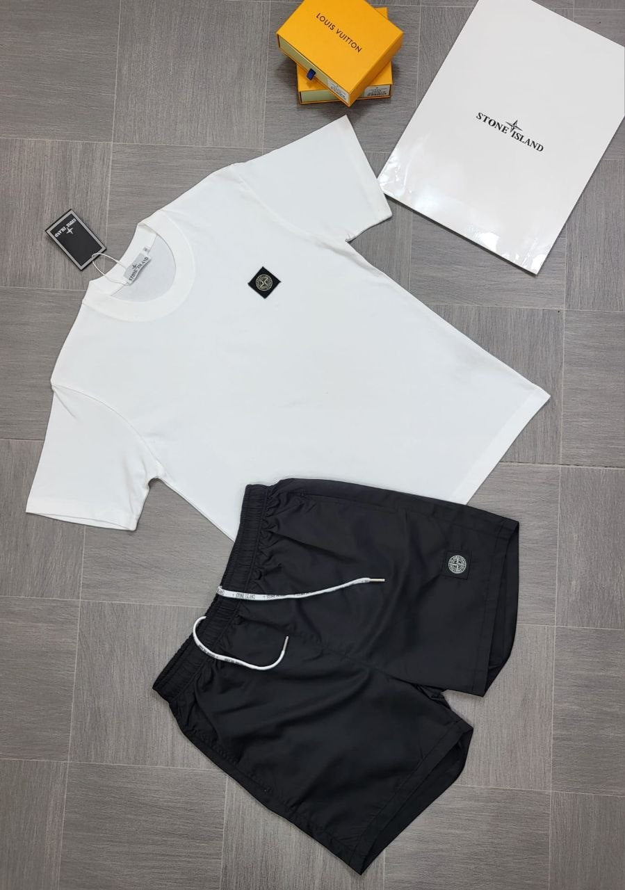 SUPERCLON QUALITY STON ISLAN SHORT SET WITH *BAG* ak2406
