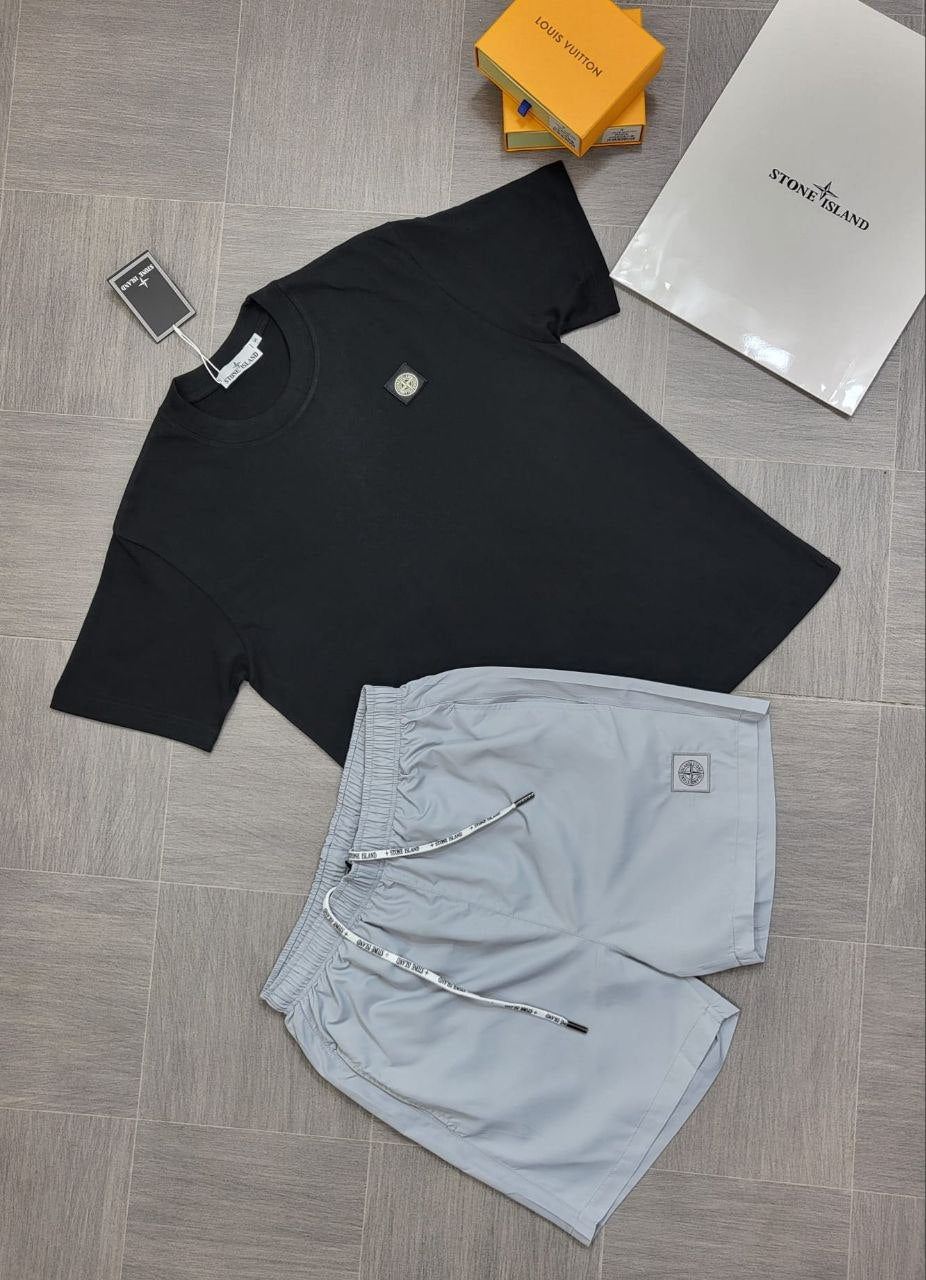 SUPERCLON QUALITY STON ISLAN SHORT SET WITH *BAG* ak2406
