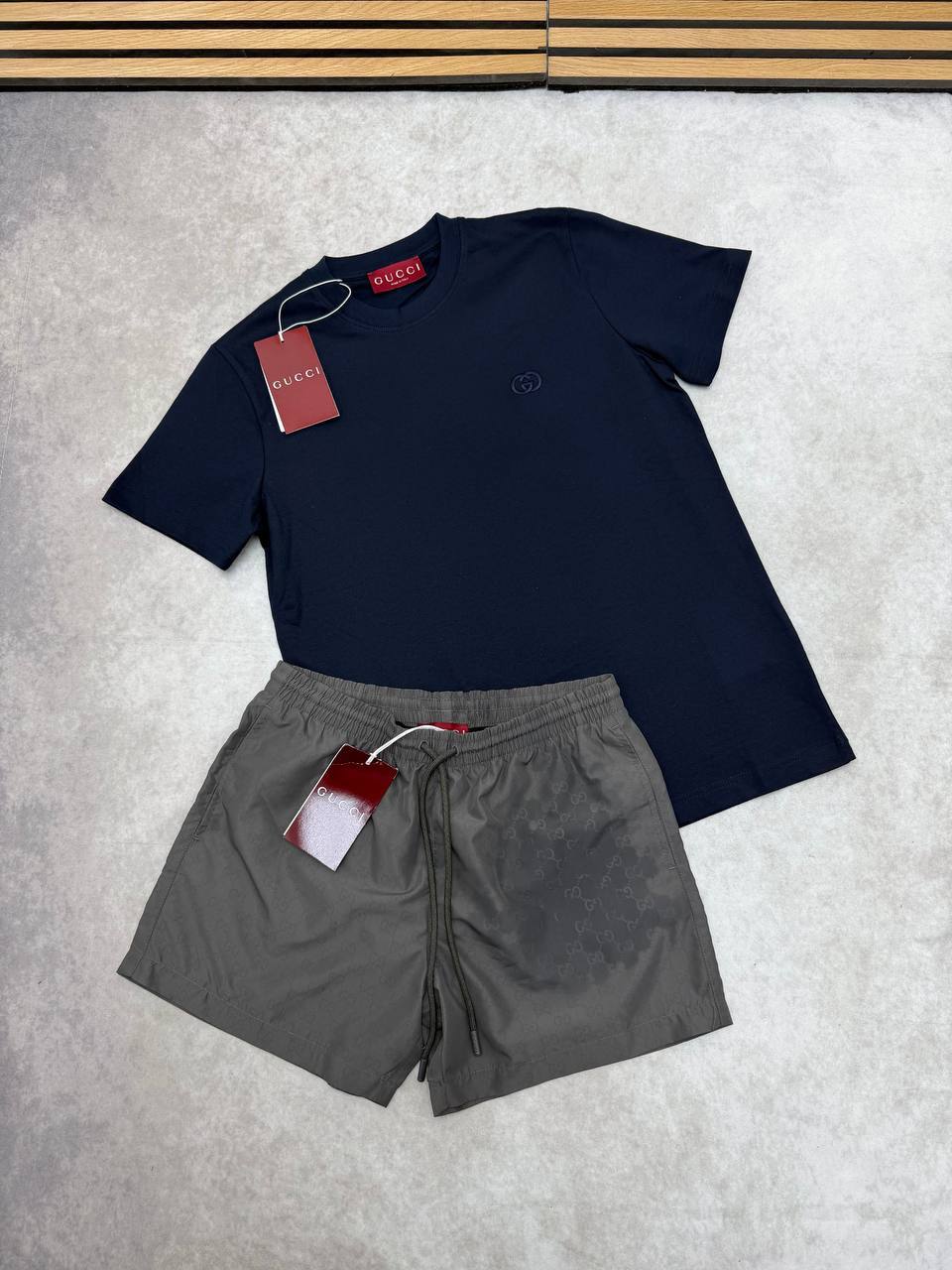 SUPER CLON GUCC SWIM SHORTS SET am2406