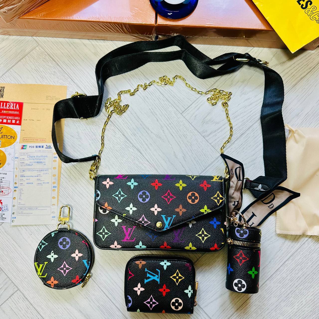 LV PURSE GIFT SET BOX END PEPPER WORK AVAILABLE to2706