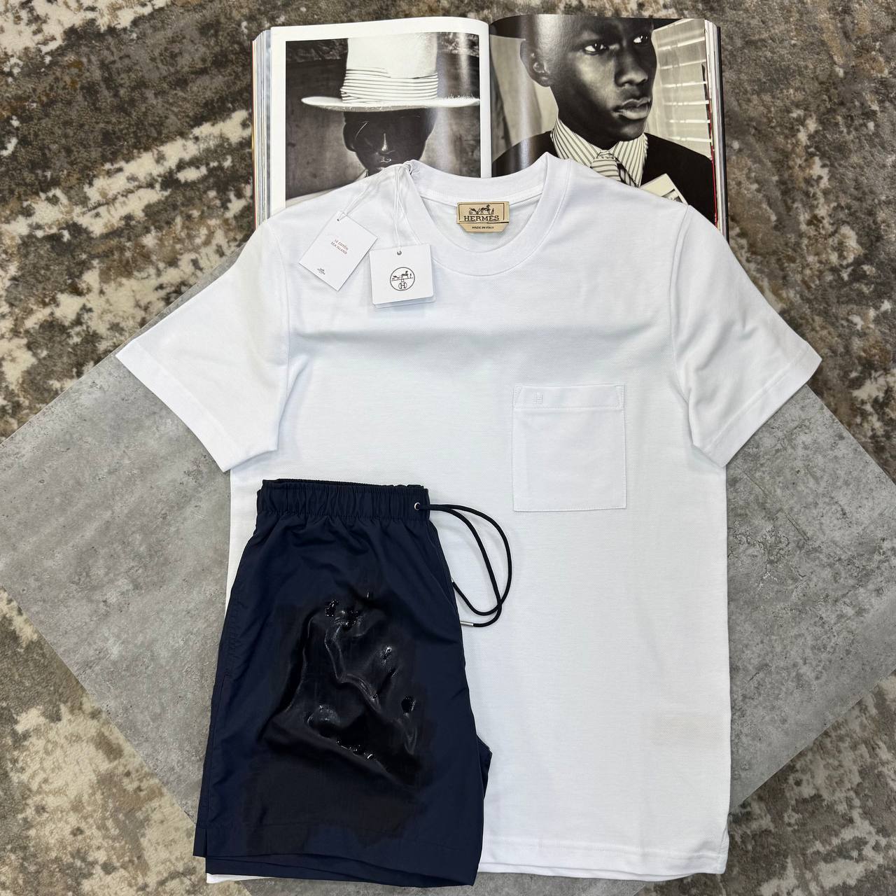 Top quality T-shirt or Short Hermes Set ha2706