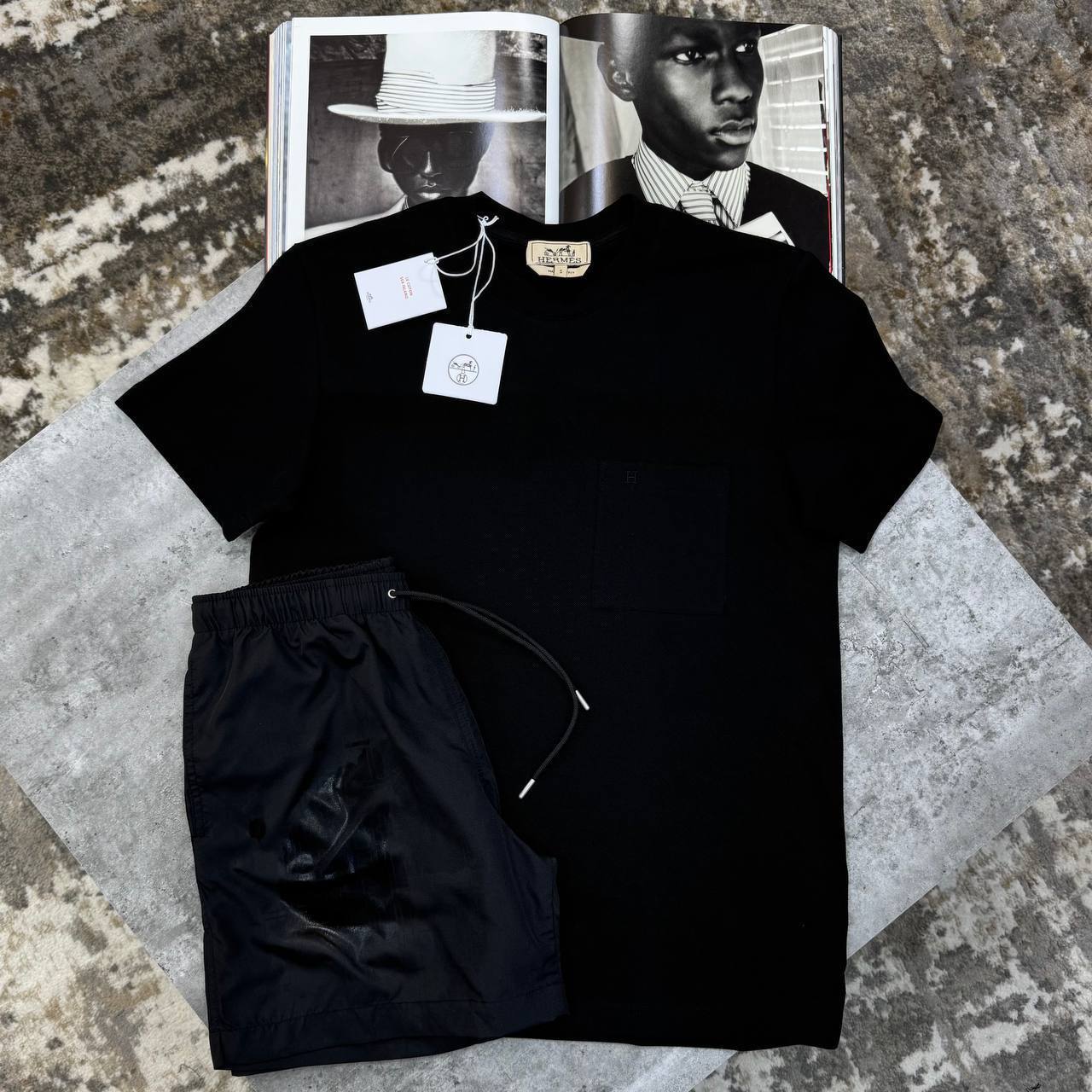 Top quality T-shirt or Short Hermes Set ha2706