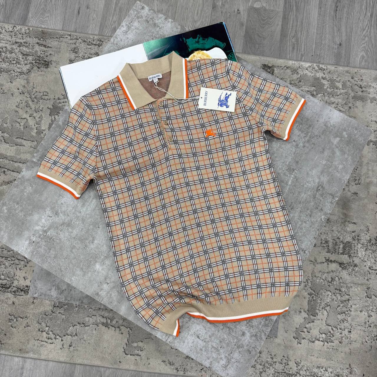 SUPER CLON BURBERR KNITTE POLO jay2706