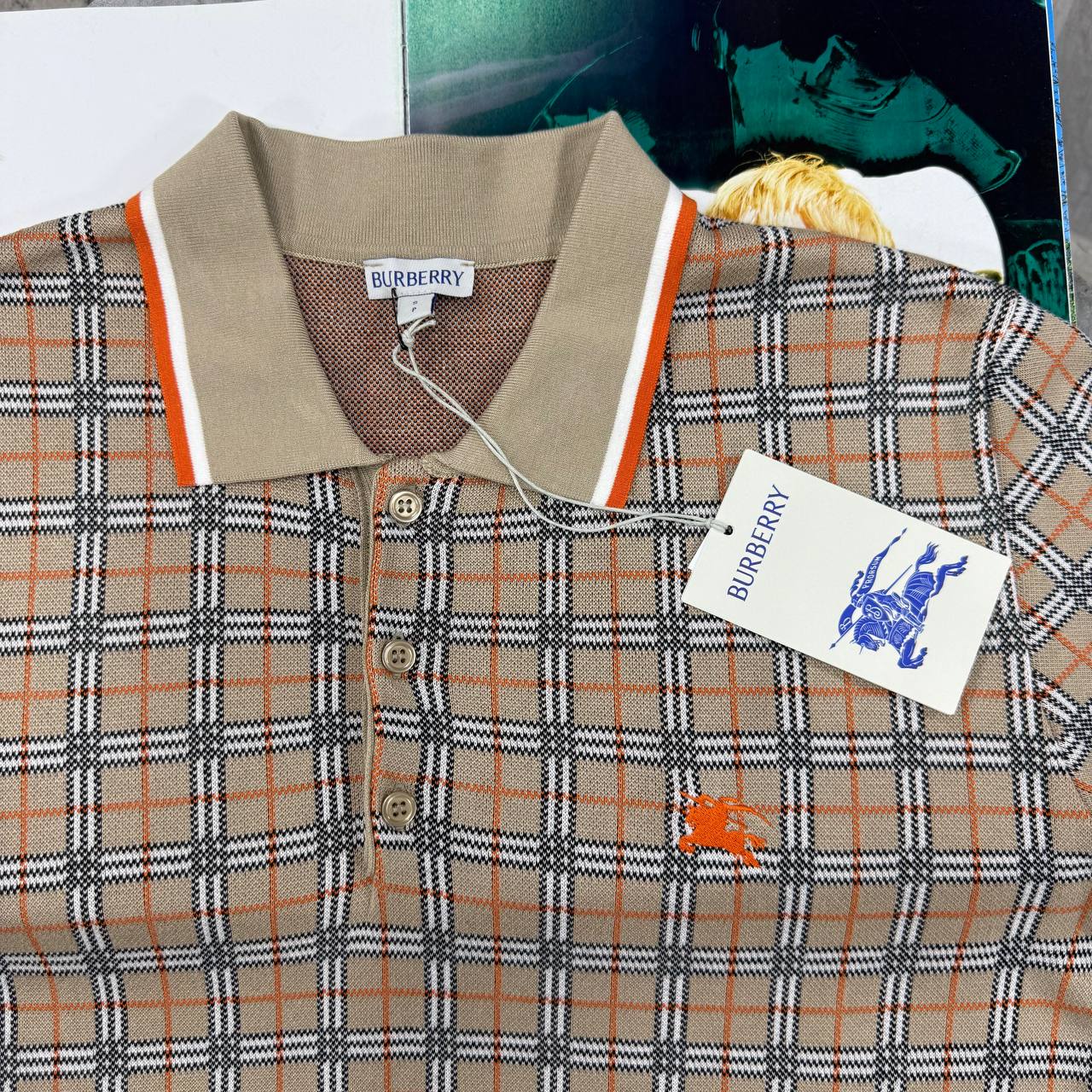 SUPER CLON BURBERR KNITTE POLO jay2706