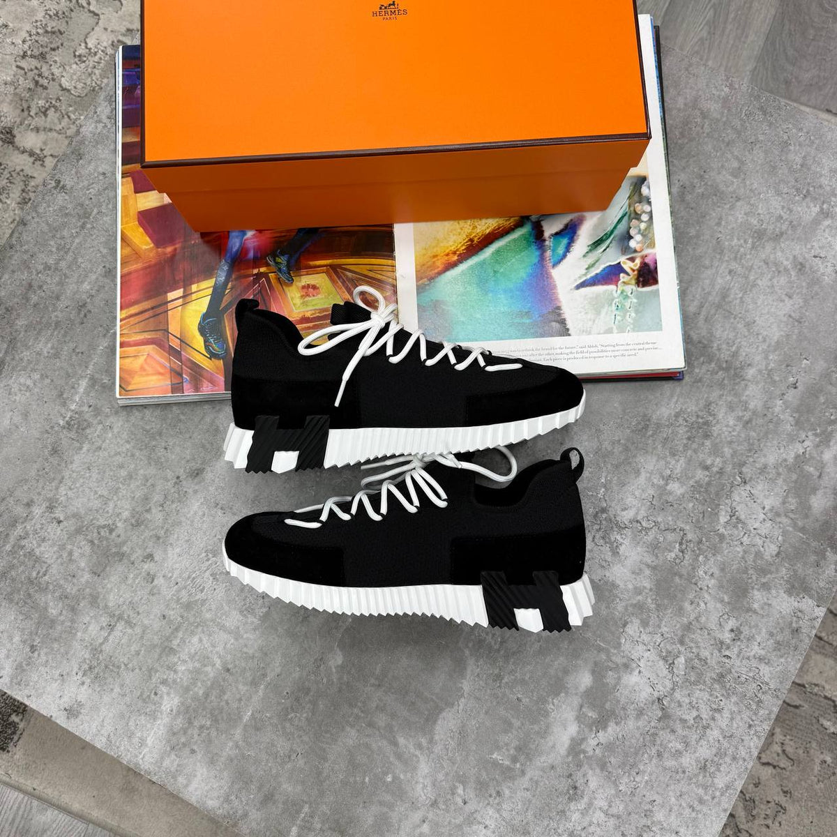 SUPER CLON HERM CLOTH LOW TRAINERS jay1109