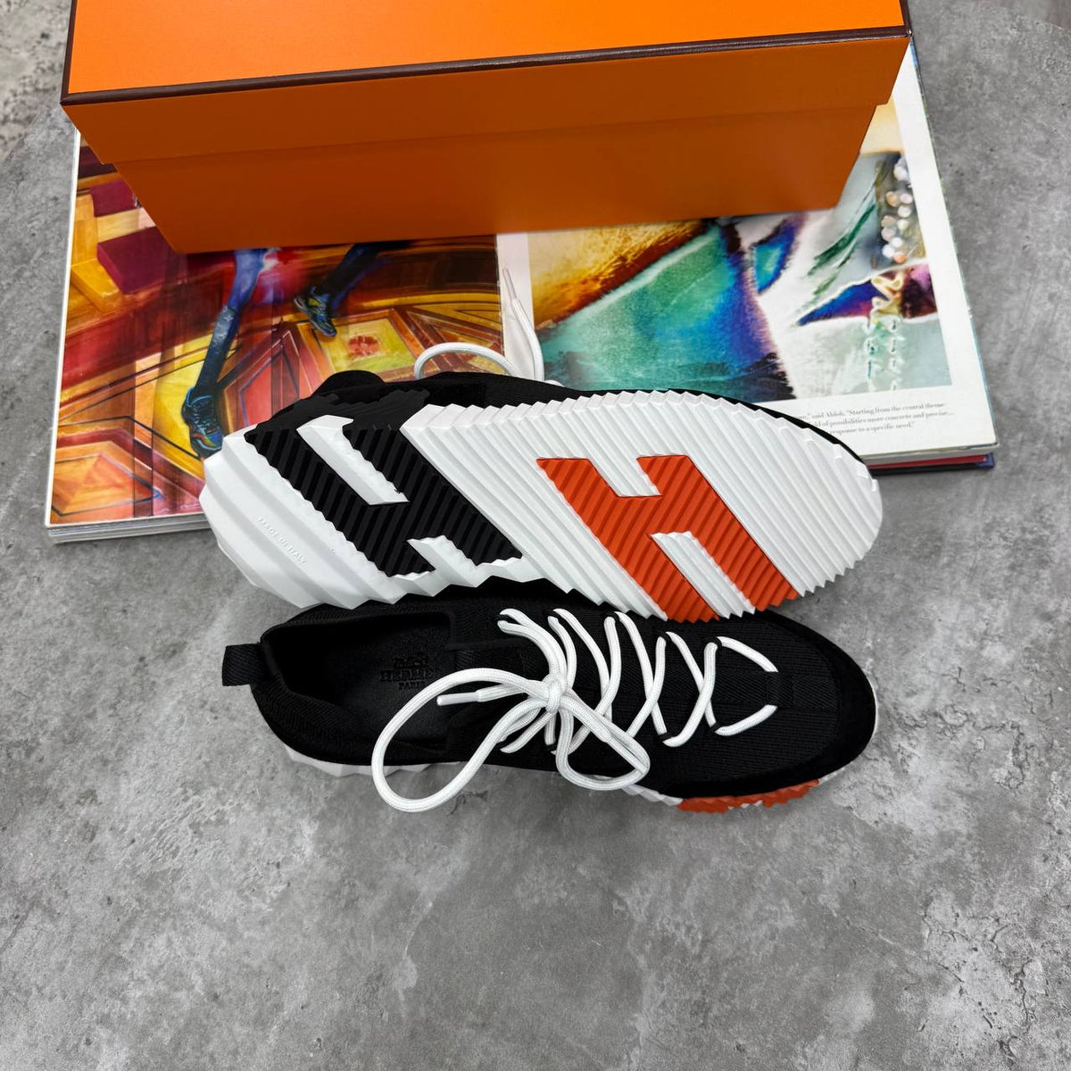 SUPER CLON HERM CLOTH LOW TRAINERS jay1109