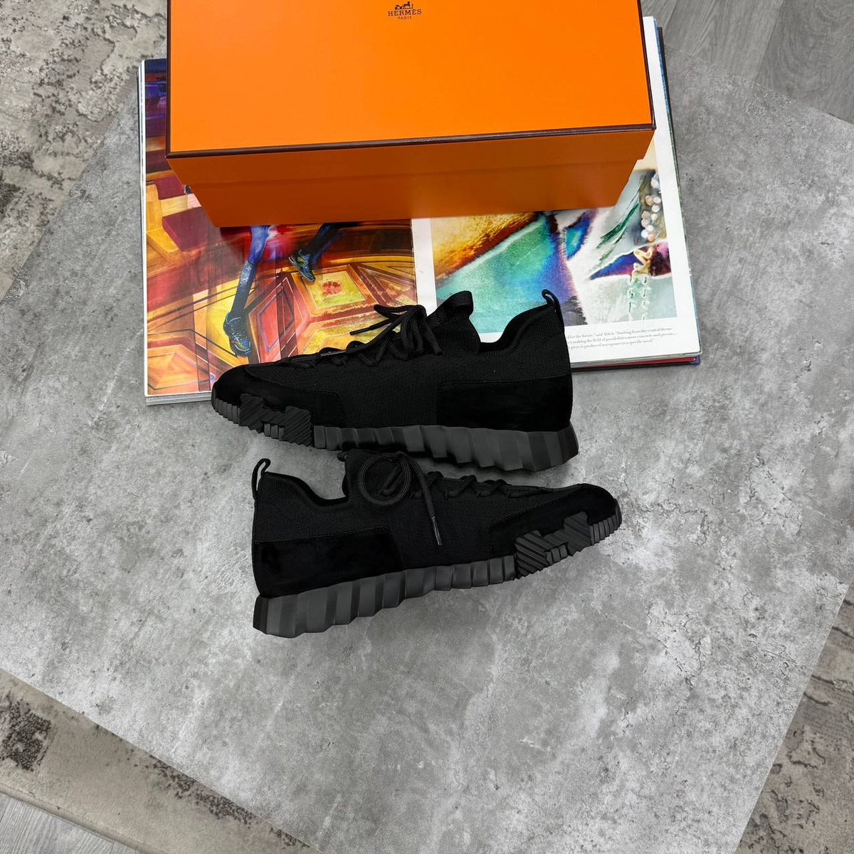 SUPER CLON HERM CLOTH LOW TRAINERS jay1109