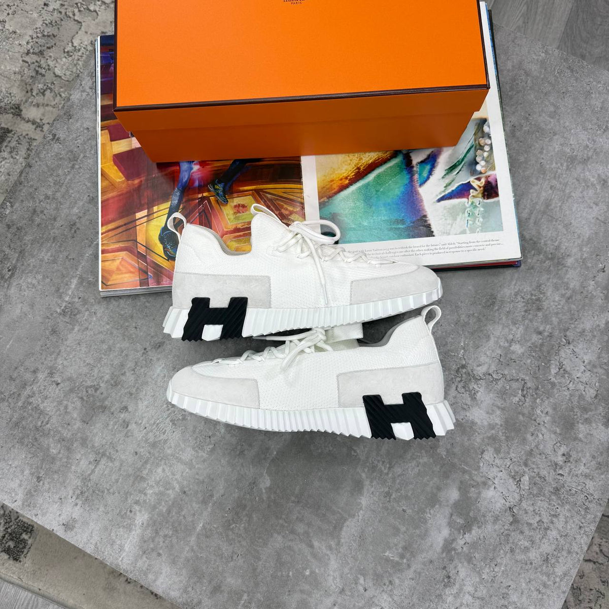 SUPER CLON HERM CLOTH LOW TRAINERS jay1109