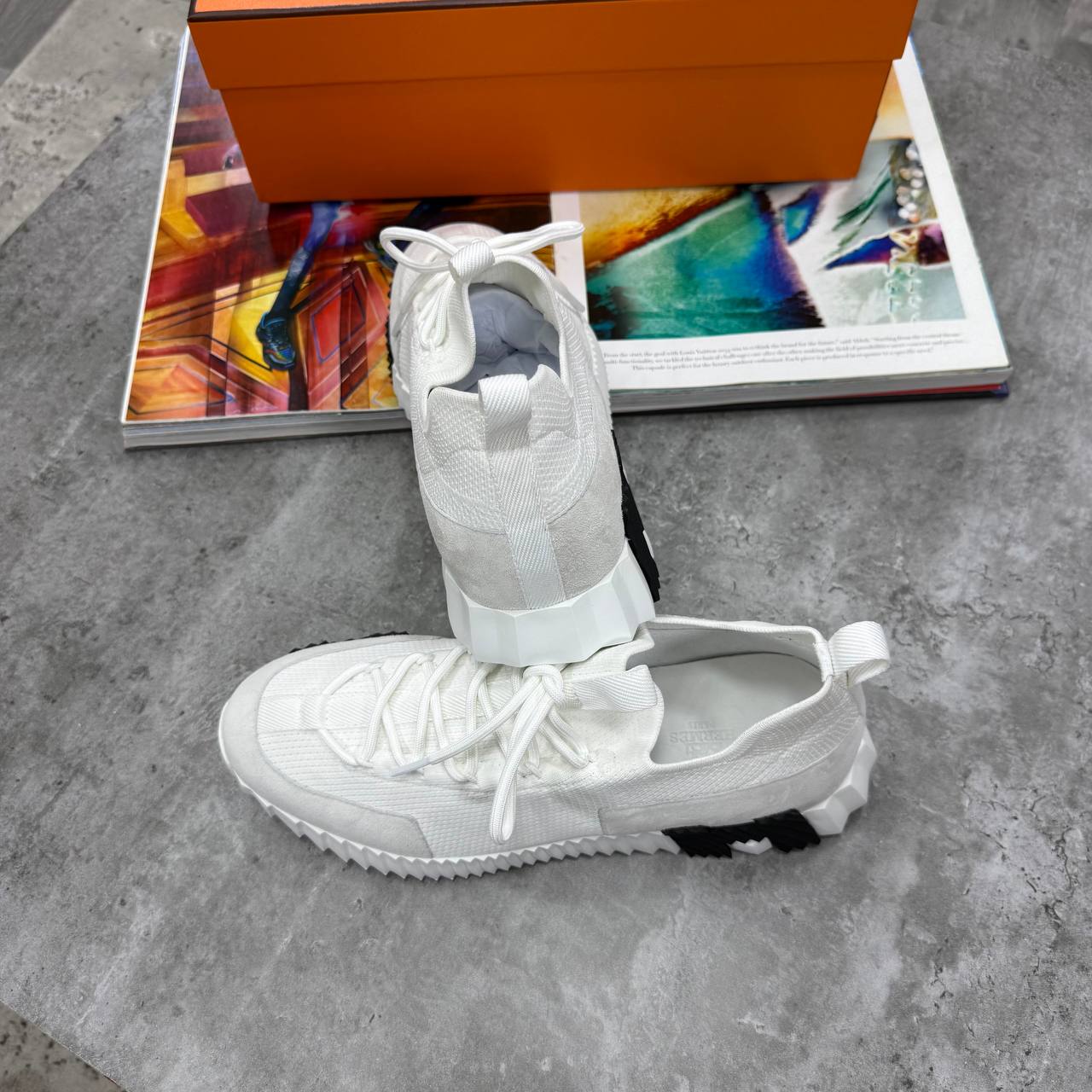 SUPER CLON HERM CLOTH LOW TRAINERS jay2706